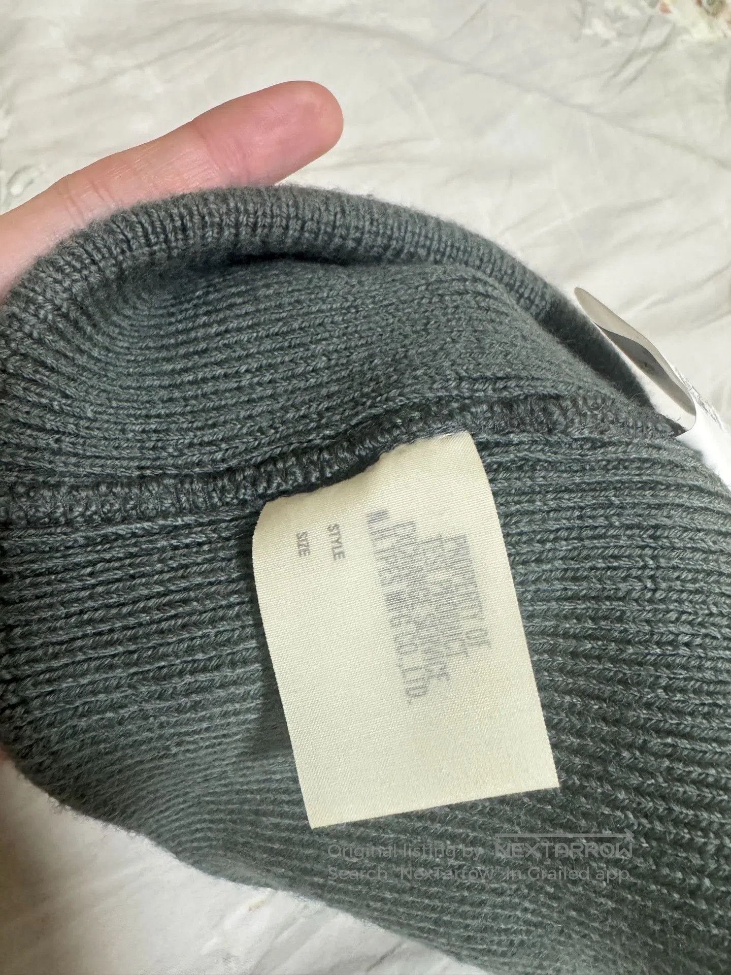 N.Hoolywood n.hoolywood 22AW Wool Blend Knit Beanie. Size ONE SIZE - 8 Thumbnail