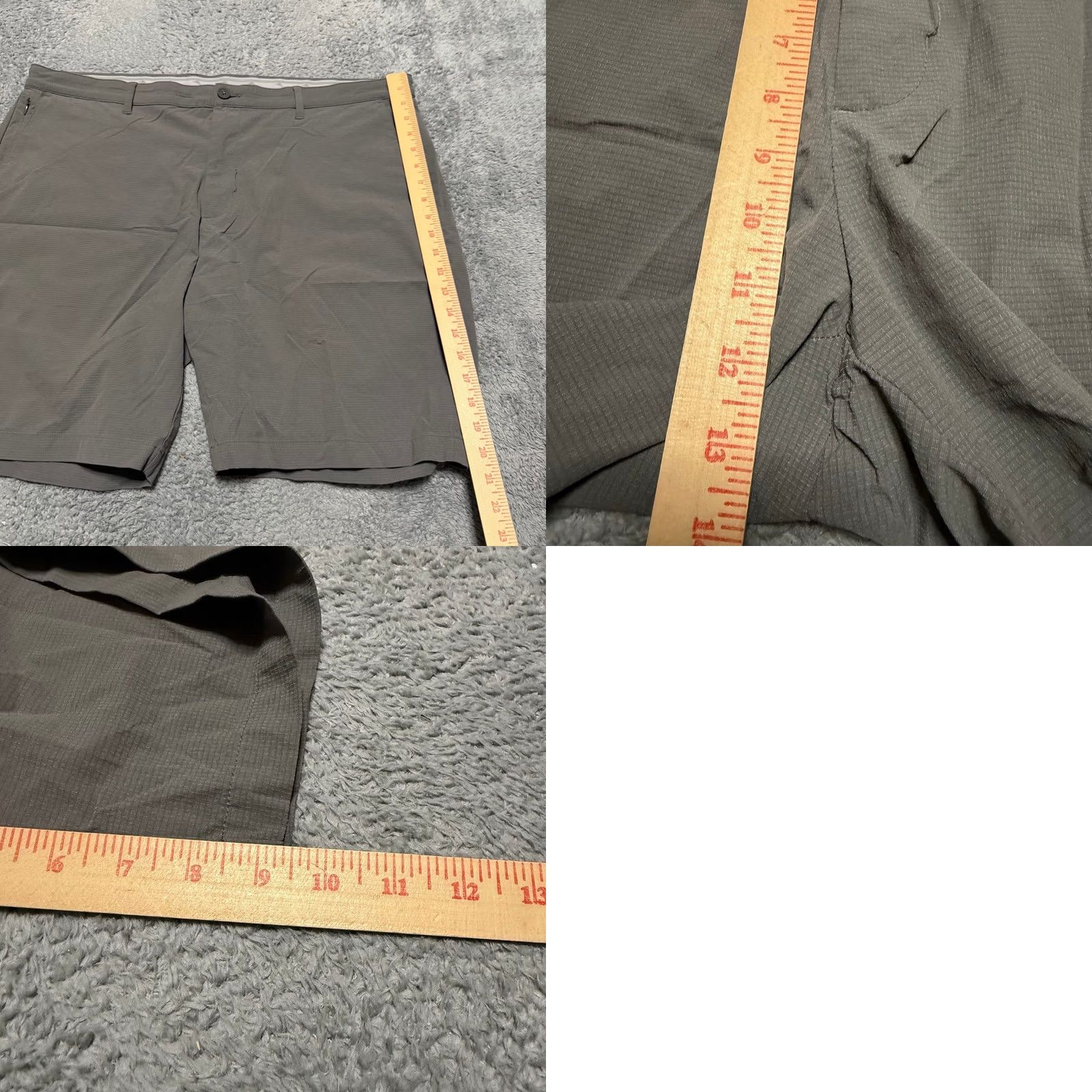 Tommy Bahama Tommy Bahama Mens Gray Performance Nylon Blend Shorts 42 Size US 42 / EU 58 - 8 Thumbnail