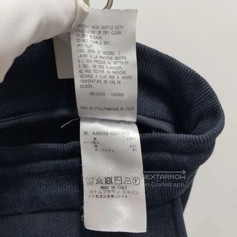 Thom Browne Thom Browne Men's Navy Cotton Casual Pants . Size US 34 / EU 50 - 6 Thumbnail