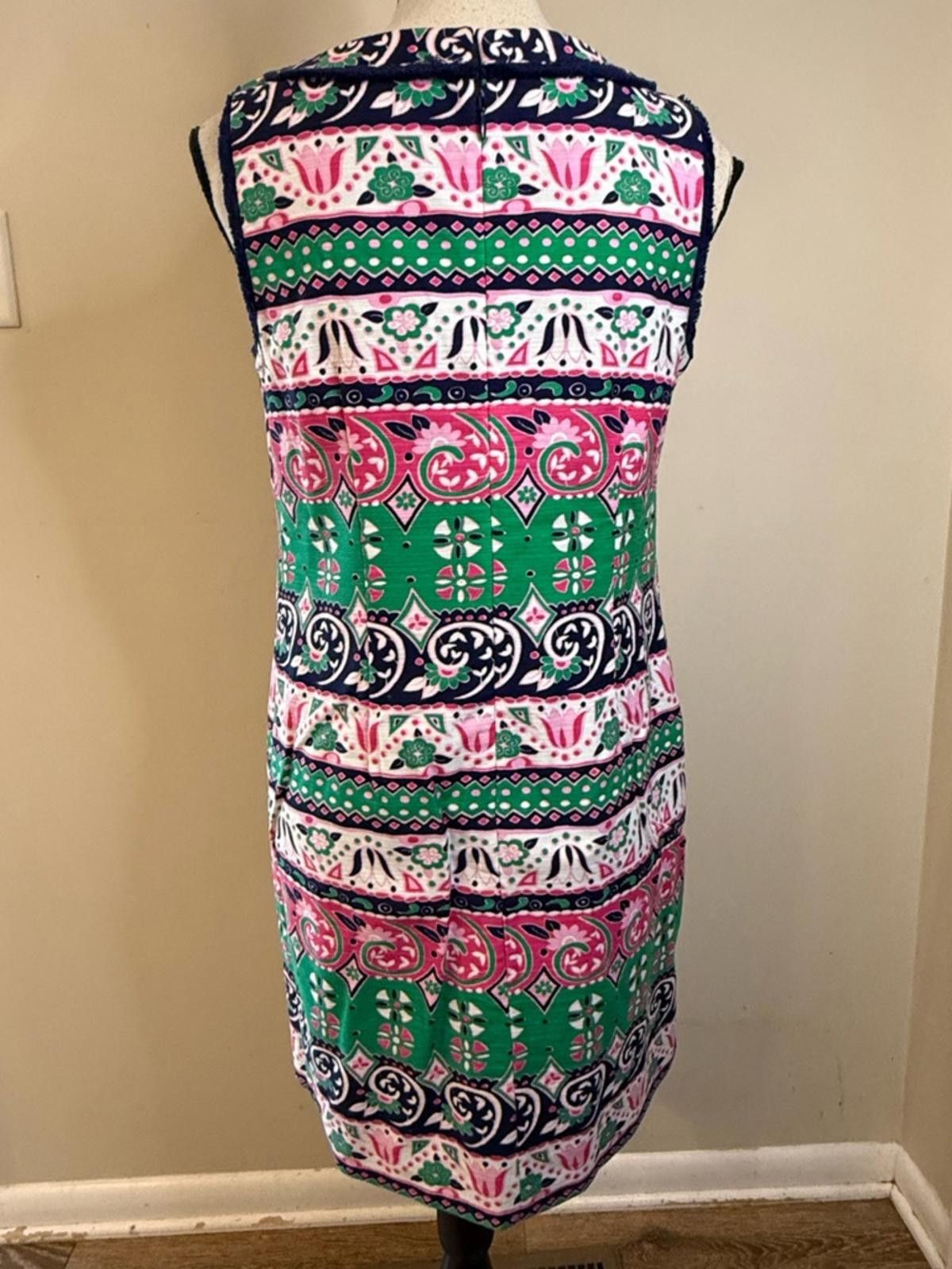 Other Talbots Petites sleeveless midi dress floral paisley SZ 6P Size M / US 6-8 / IT 42-44 - 4 Thumbnail
