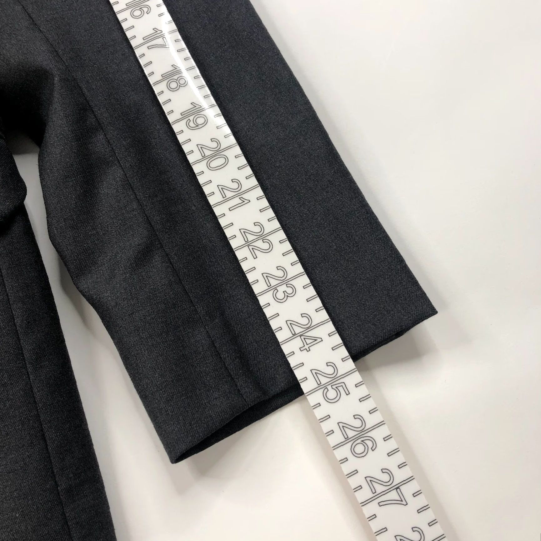 Vintage Hickey Freeman Blazer Sport Coat Jacket 40 Wool Gray Notch Single-Breasted 2-Button Loro Piana Ing. Loro Piana Mens Button Shirt? Size 40R - 7 Thumbnail