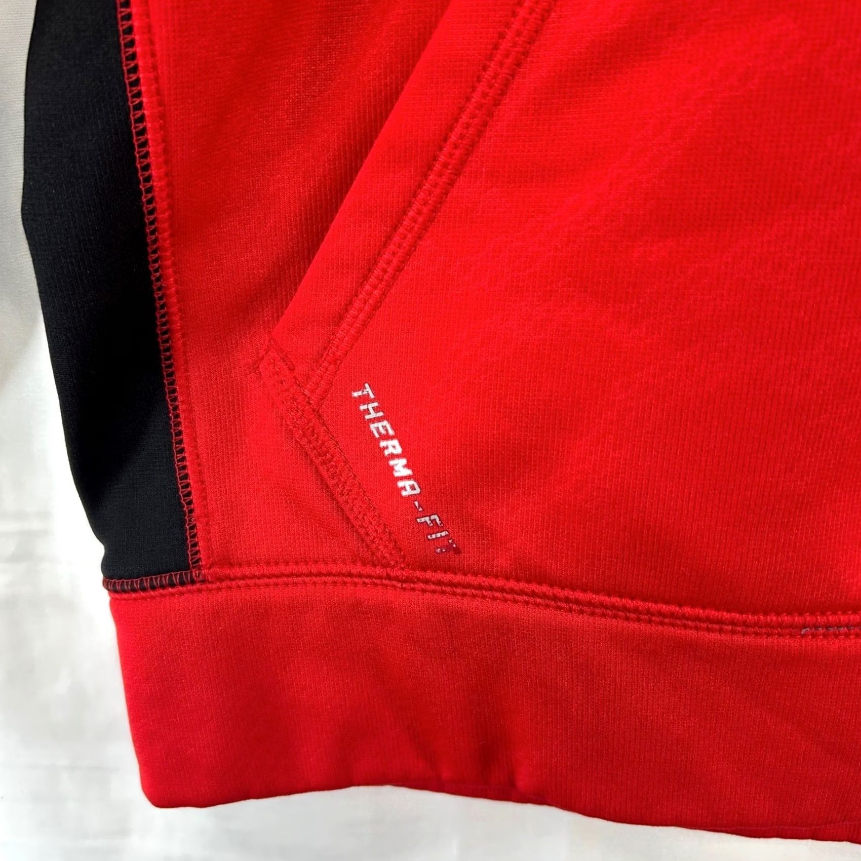 Nike Nike Buckeyes Hoodie Mens S Red Black Therma-FIT Pullover Sweatshirt Size US S / EU 44-46 / 1 - 5 Thumbnail