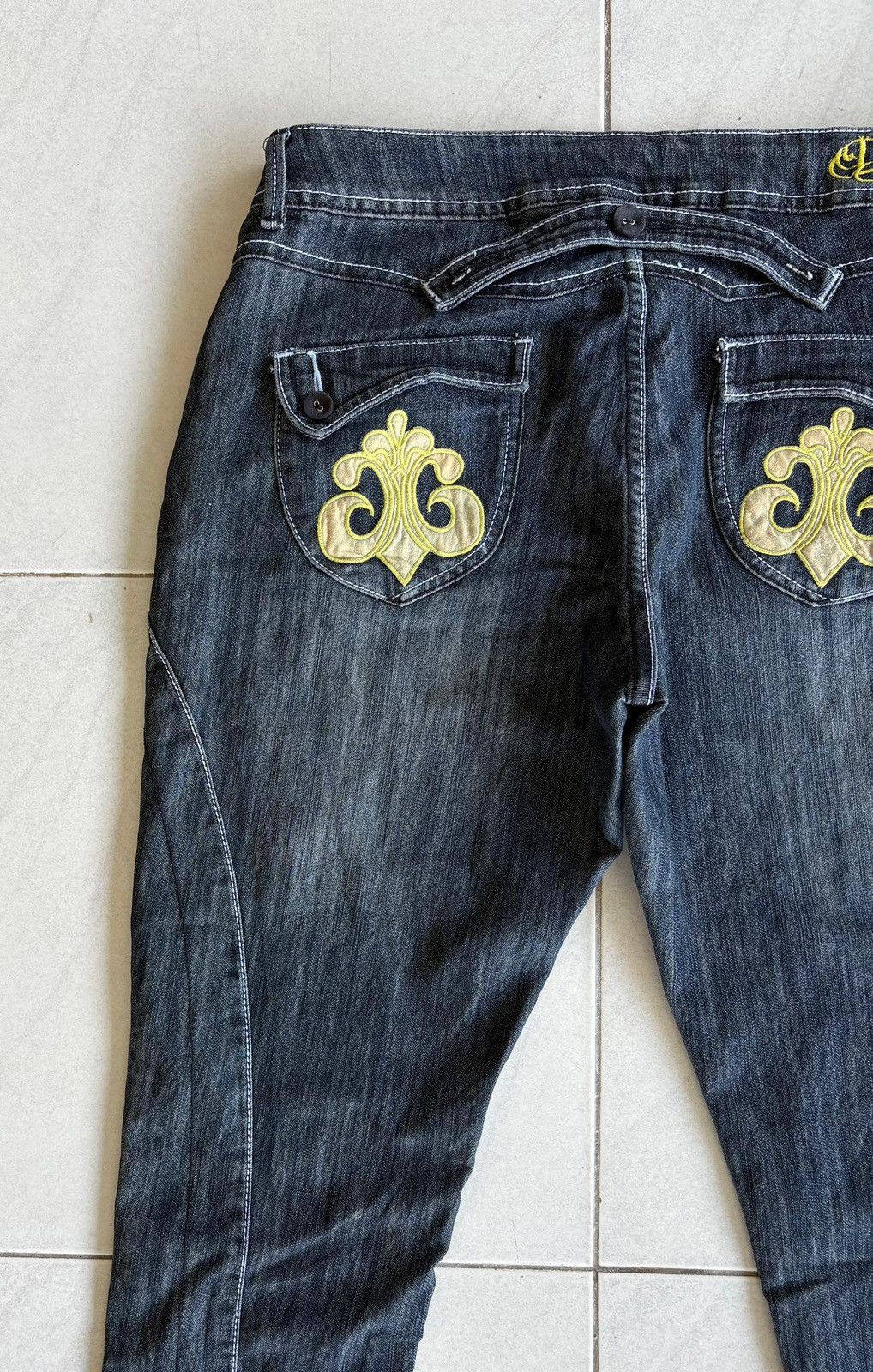 Other Dereon Streetwear Cut Fit Jeans Distressed Denim Size US 34 / EU 50 - 11 Thumbnail