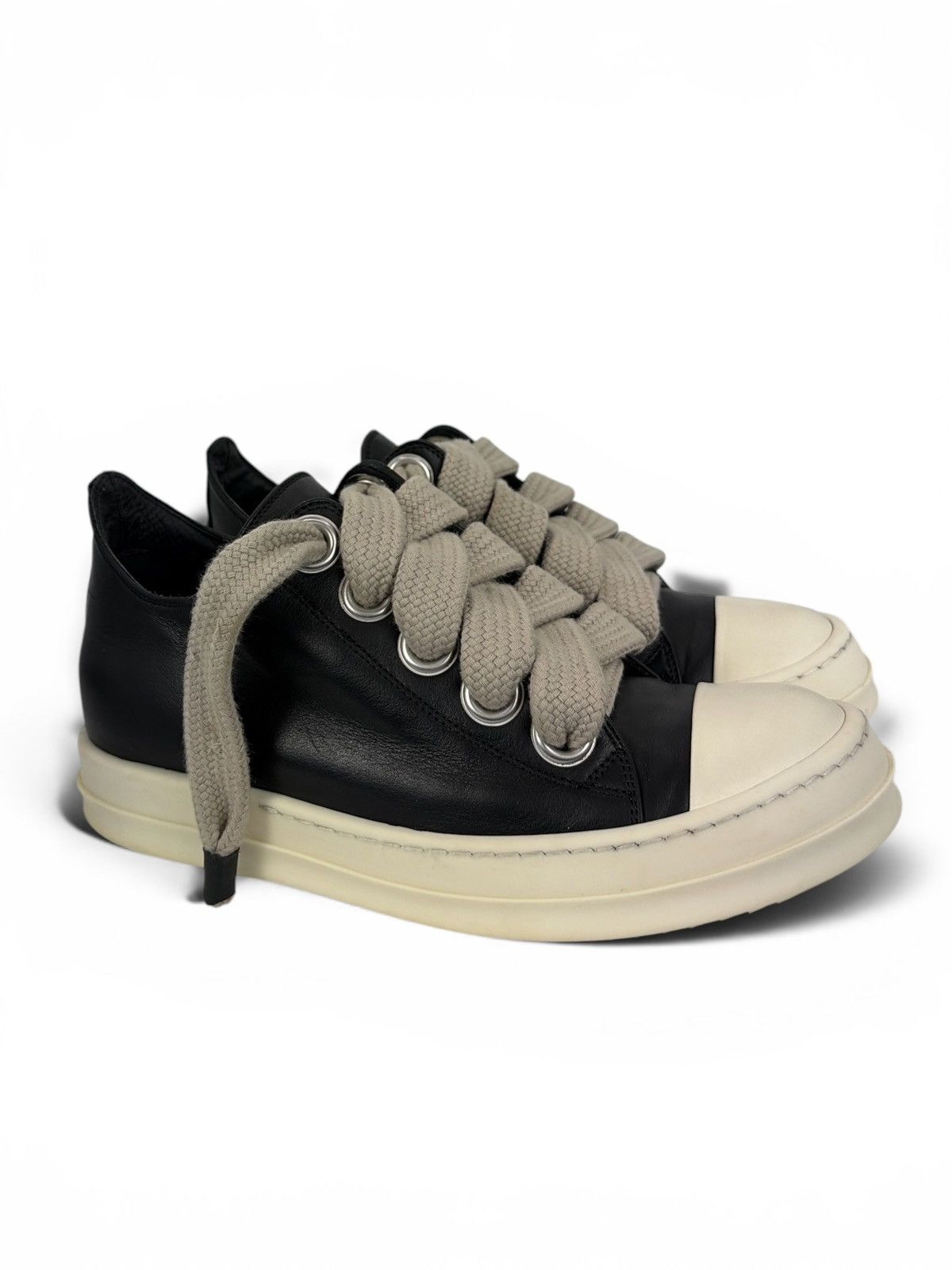 Rick Owens Rick Owens Jumbo Lace Lowtop Sneakers Size US 6 / EU 39 - 1 Thumbnail