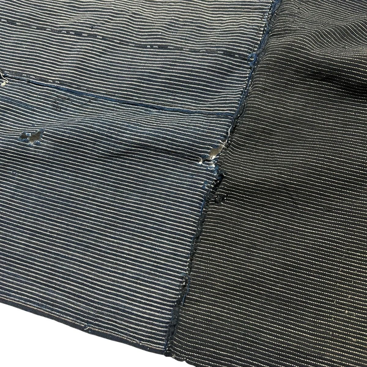 Japanese Brand 321 1930s BORO Japanese Indigo Fabric Vintage Cloth Kimono Size ONE SIZE - 8 Thumbnail