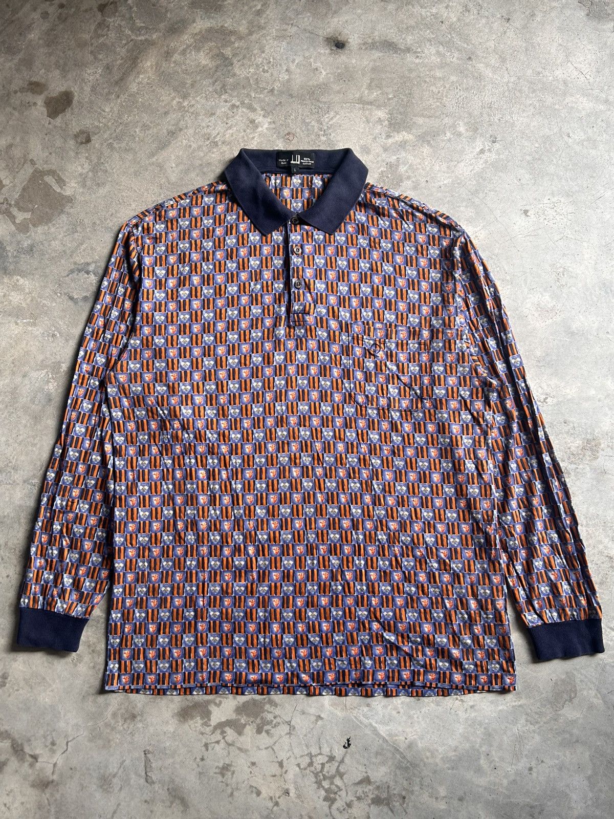 Alfred Dunhill Dunhill Vintage Polo Longsleeve Size US M / EU 48-50 / 2 - 1 Thumbnail