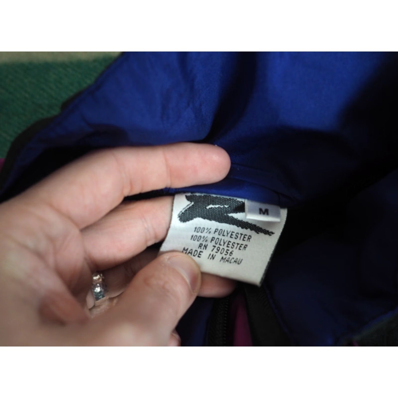 Rusty VTG Rusty Surfboards Surf Jacket Nylon Windbreaker L Multi-Color 1980s 90s Logo Black Purple Windbreaker Jacket Mens L Size US L / EU 52-54 / 3 - 5 Thumbnail