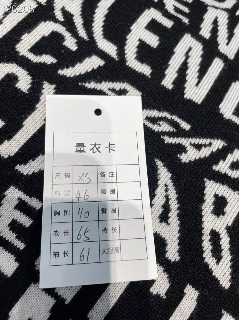 Balenciaga Balenciaga All-over slogan letter logo crew-neck knitted s Size US XS / EU 42 / 0 - 5 Thumbnail