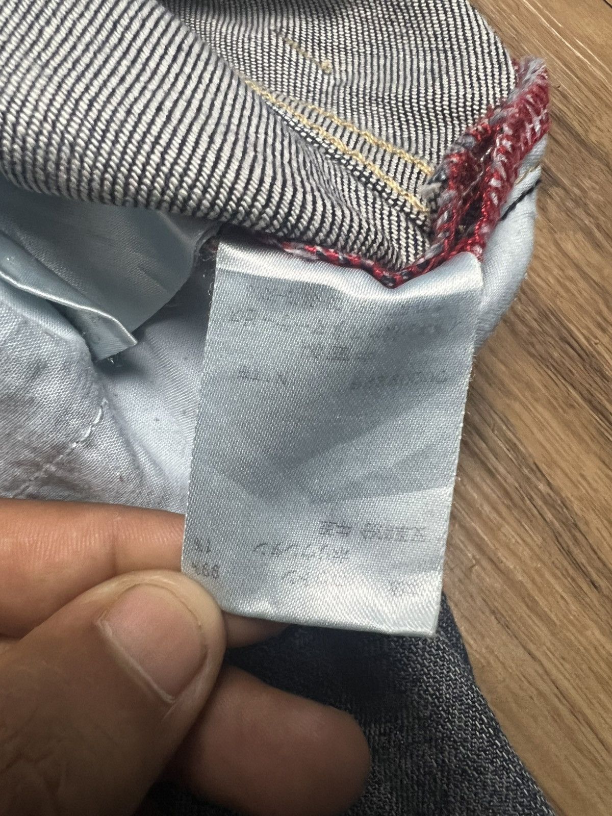 Michel Klein Archive Michel Klein Homme Cyber Grunge Y2K Flare Denim (43) Size US 31 - 9 Thumbnail