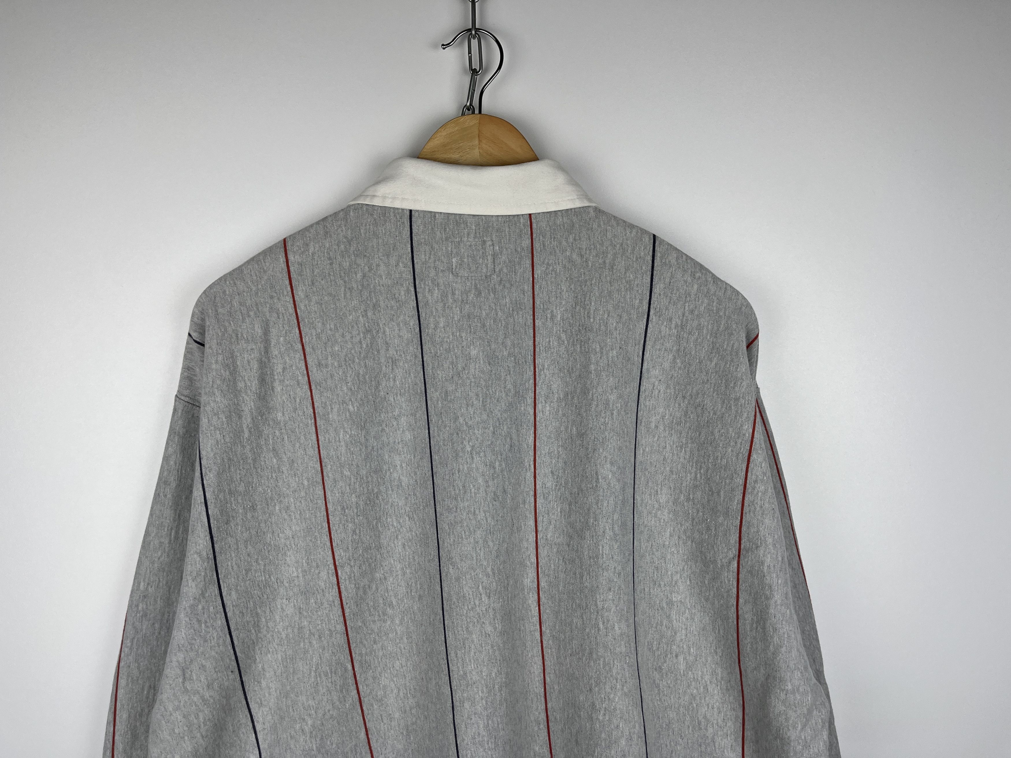 Levi's × Vintage 90's Levi's Vintage Rugby Polo Shirt Striped Long Sleeve Size US L / EU 52-54 / 3 - 12 Thumbnail