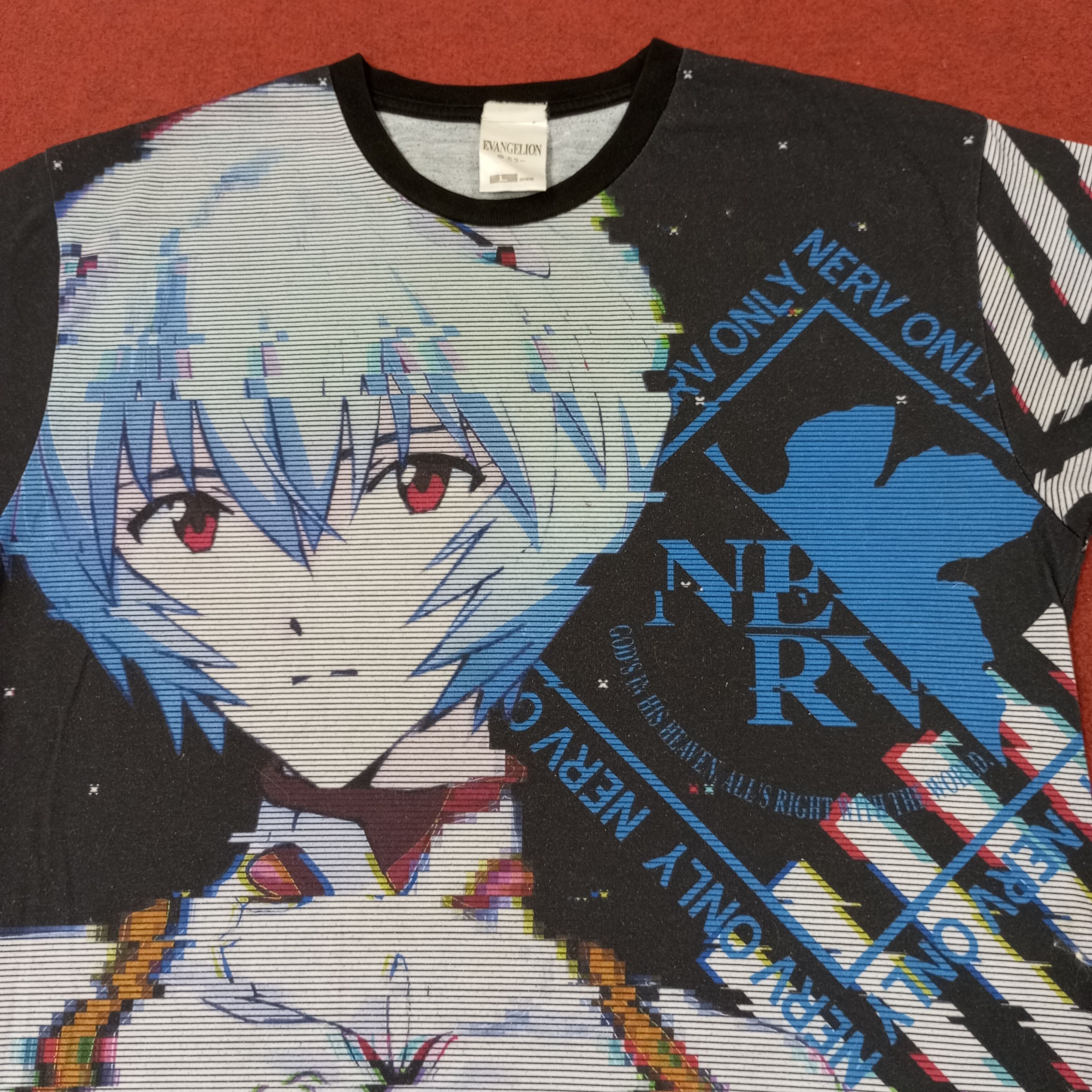 Vintage Evangelion Japanese Anime Fullprint Design Tshirt c249n22 Size US L / EU 52-54 / 3 - 2 Thumbnail