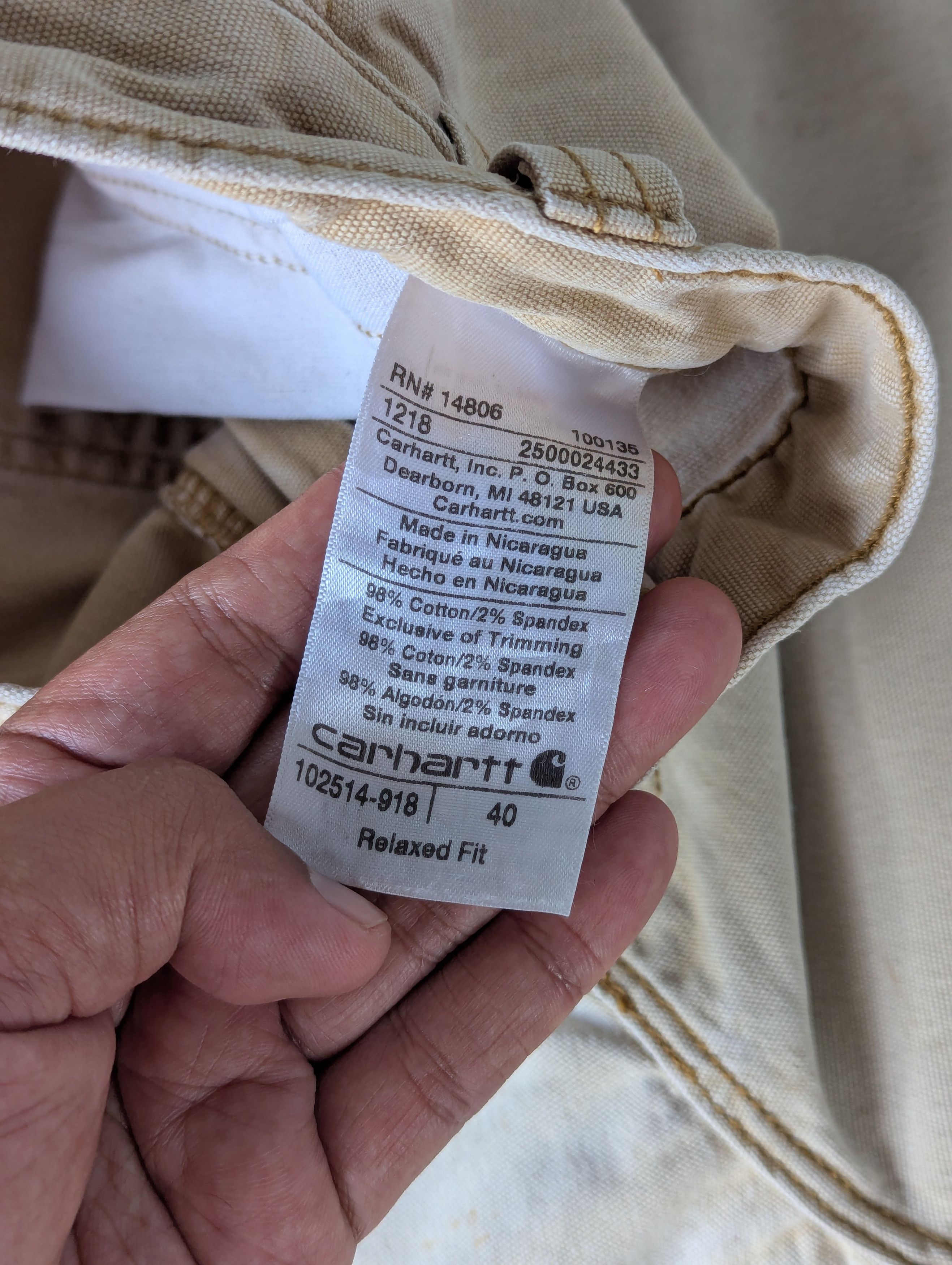 Carhartt 🔥FREE SHIPPING🔥Distressed Faded Carhartt Short Cargo Pants Size US 40 / EU 56 - 7 Thumbnail