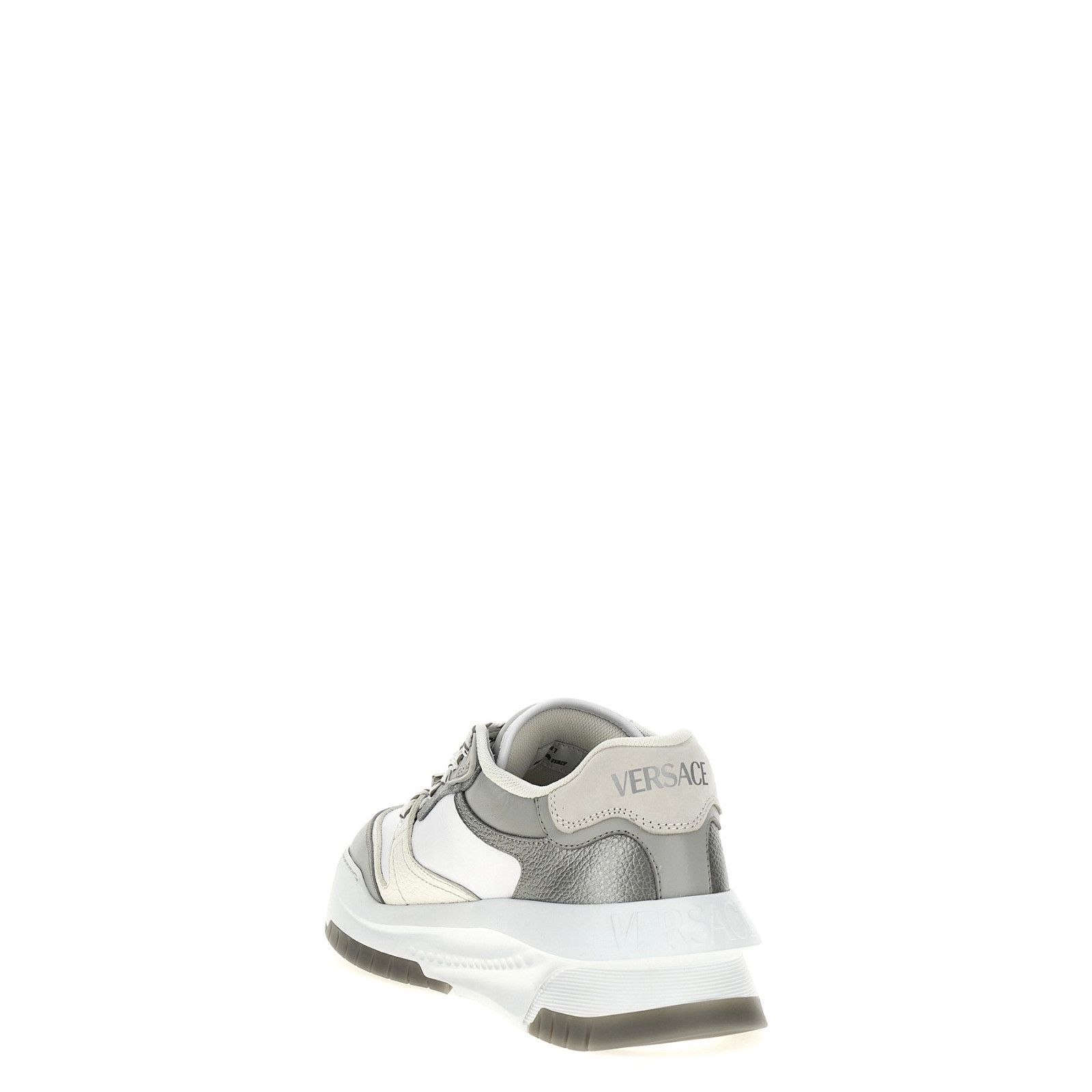 Versace VERSACE Odissea Gray/White Leather Sneakers New & Authentic Size US 9 / EU 42 - 5 Thumbnail