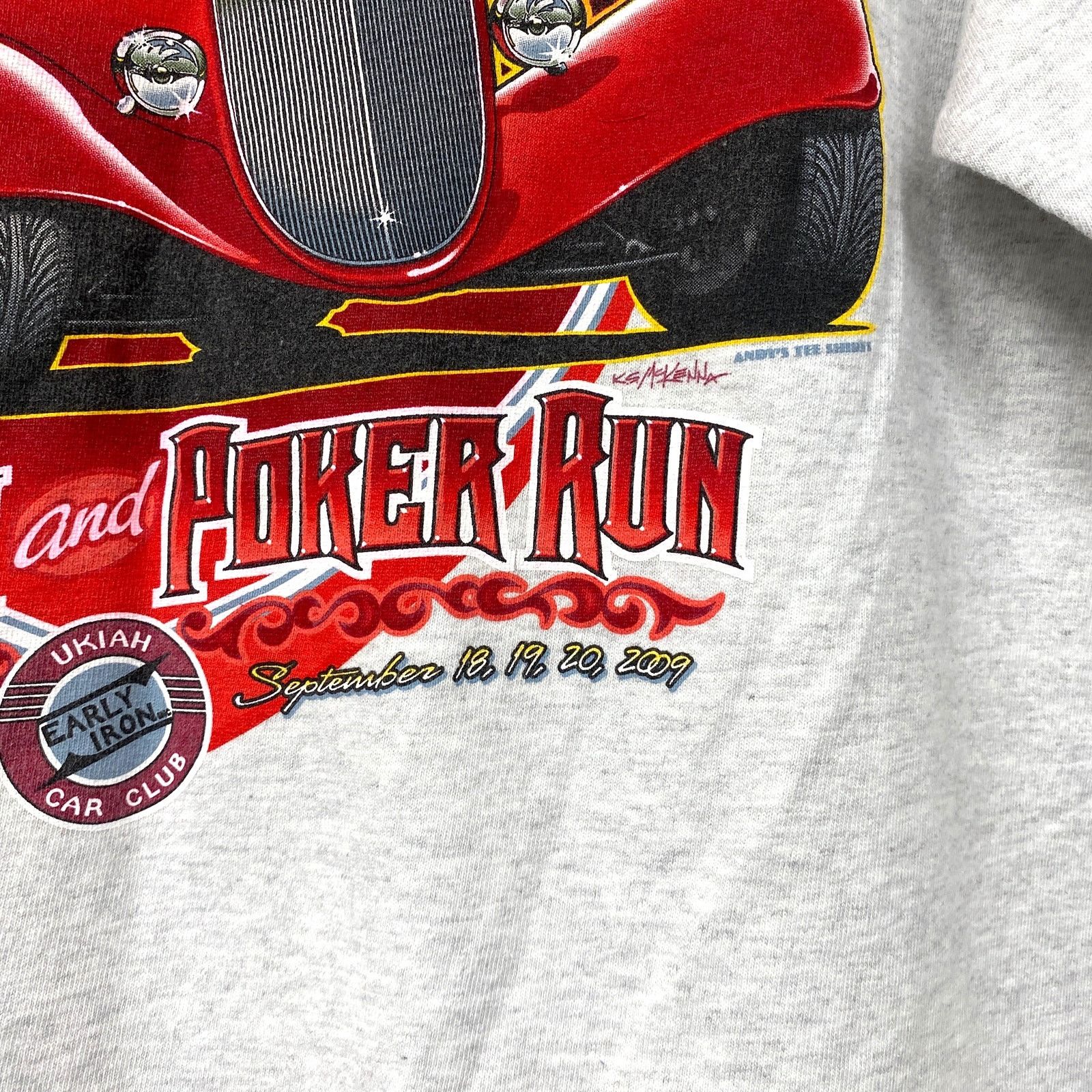 Anvil Anvil Fabulous Flashback Car Show 2009 Poker Button T Shirt Size US XL / EU 56 / 4 - 4 Thumbnail