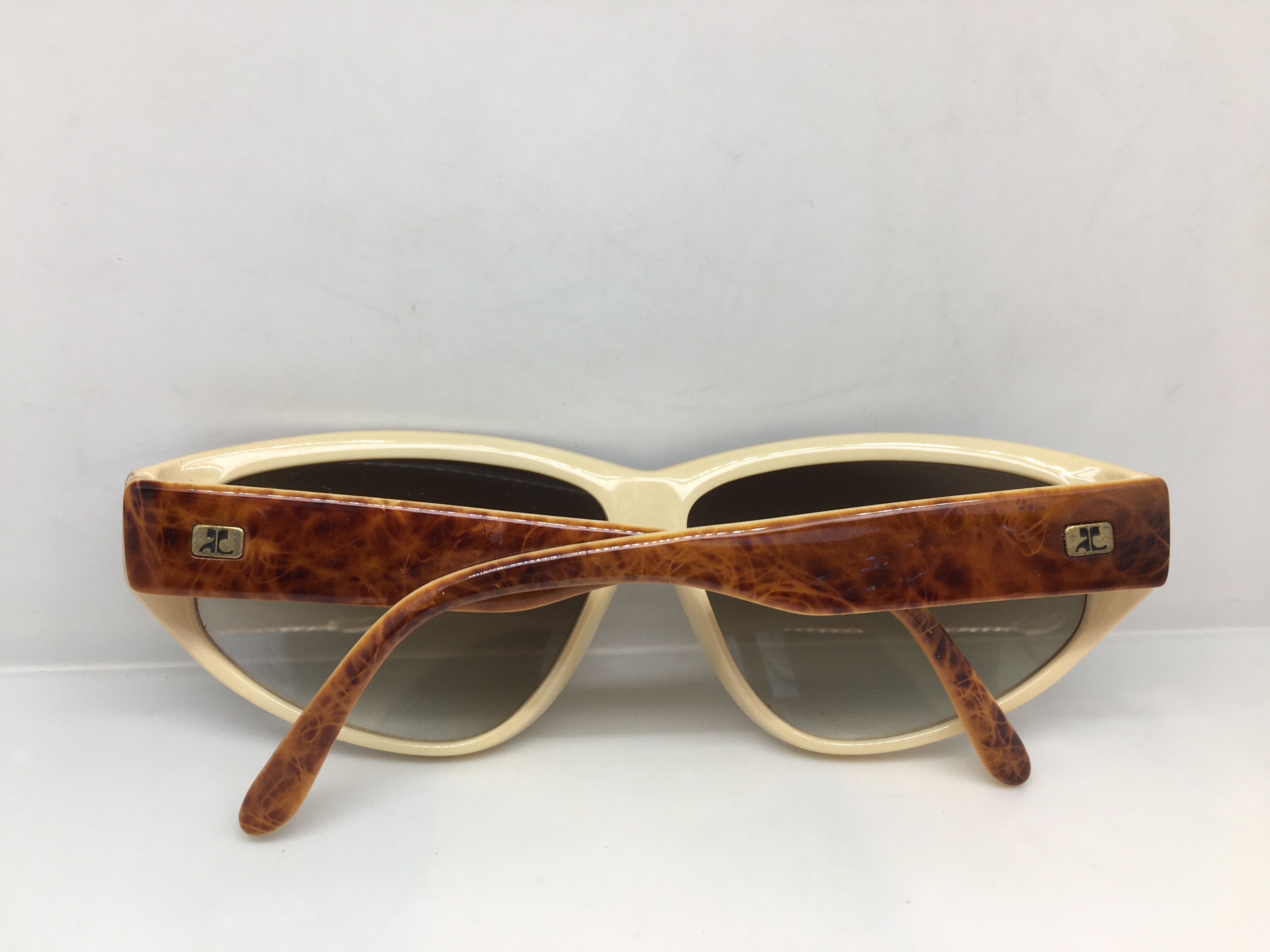 Courreges Vintage 70s Courreges 8691 Woman Cat Eye Sunglasses France Size ONE SIZE - 6 Thumbnail