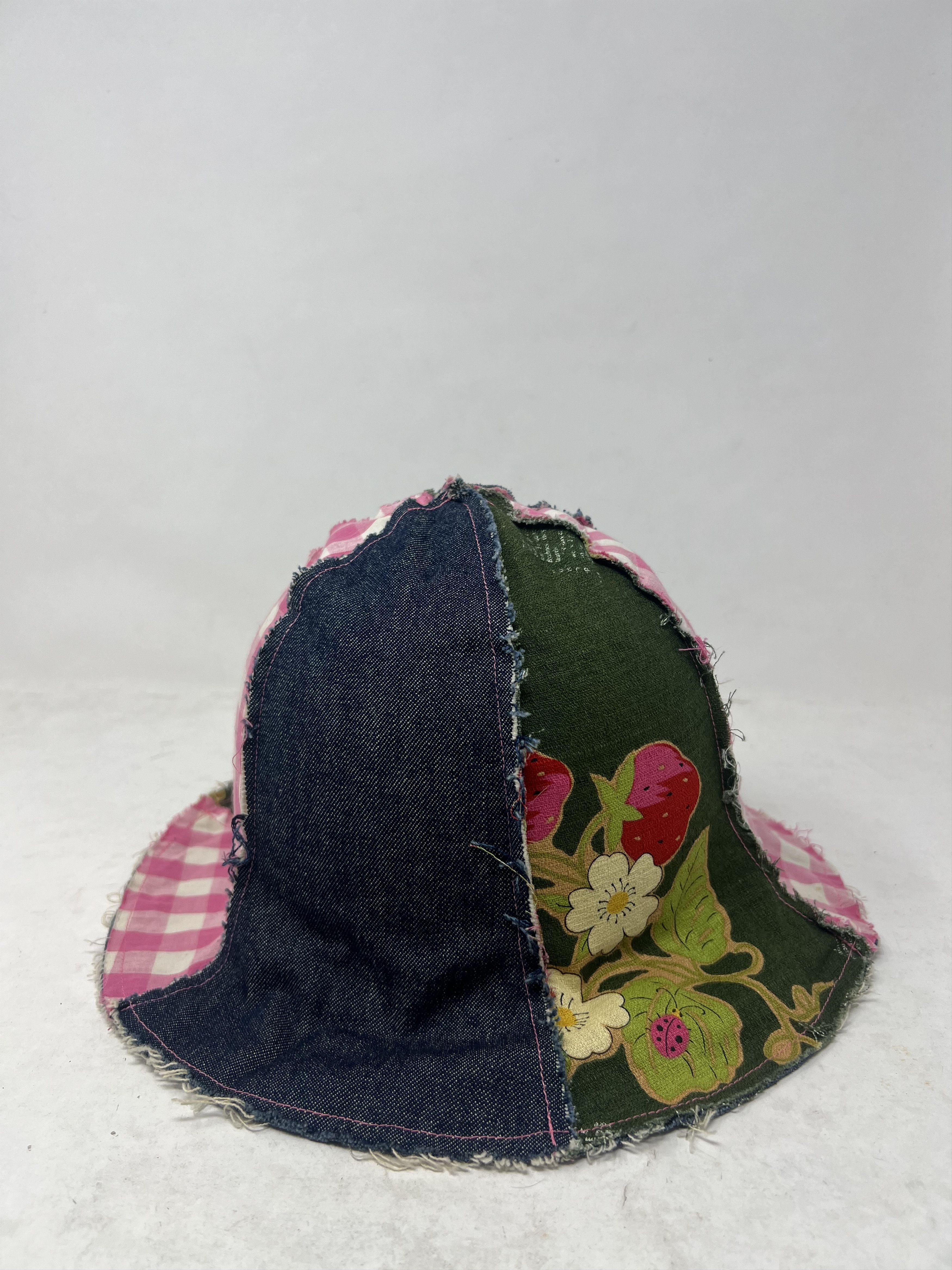 Seditionaries Sashiko Boro Patchwork Shinji Abe Denim Hat Size ONE SIZE - 3 Thumbnail