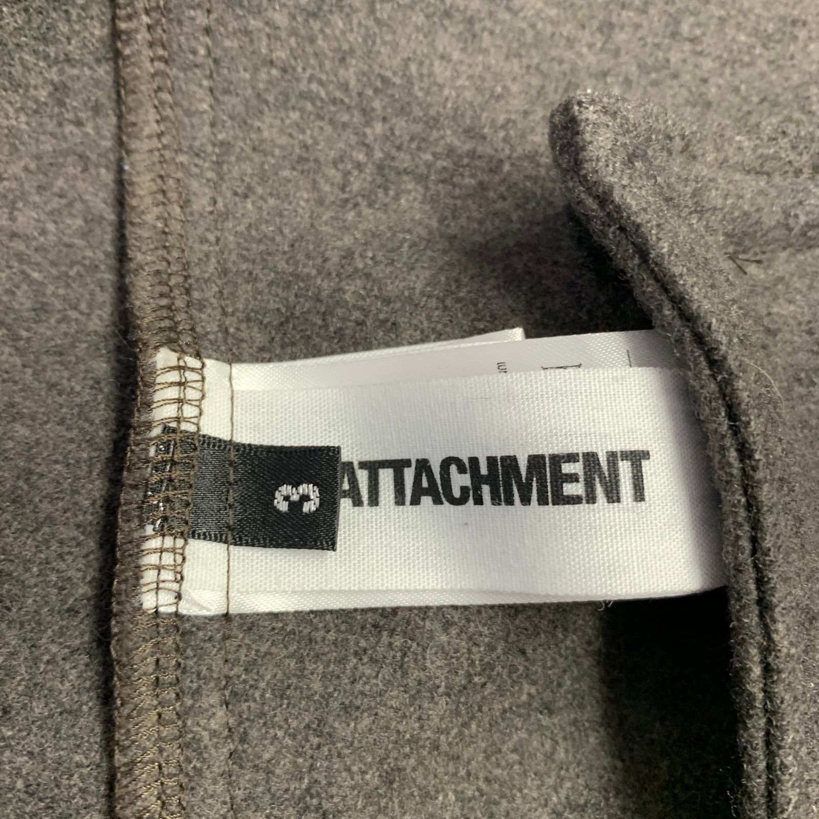 Attachment M Khaki Wool Cashmere Single Breasted Unlined Jacket Size US M / EU 48-50 / 2 - 4 Thumbnail