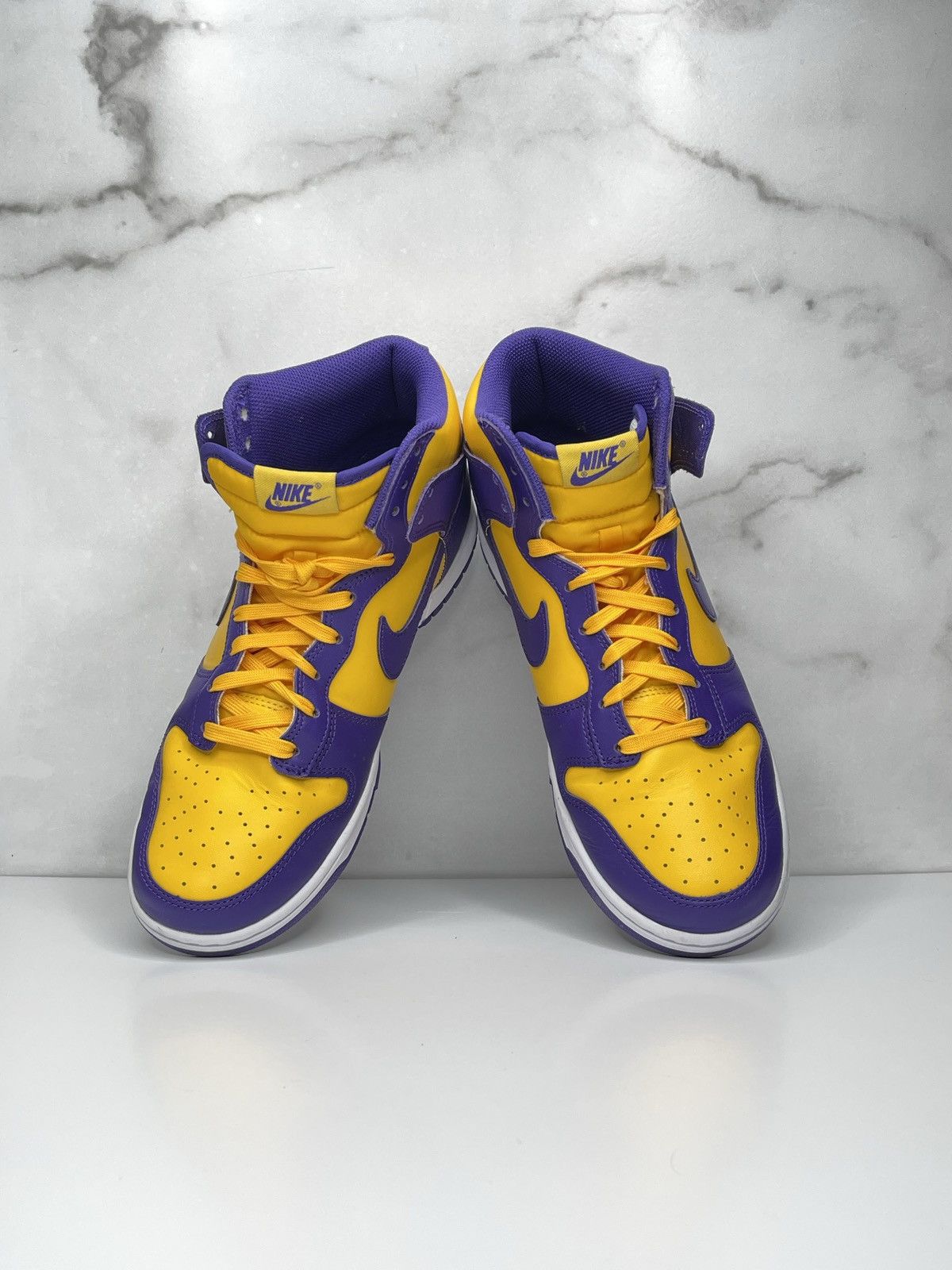 Jordan Brand Men's Nike Dunk Hi Retro "Game Royal" White/Game Royal-Total Size US 10 / EU 43 - 3 Thumbnail