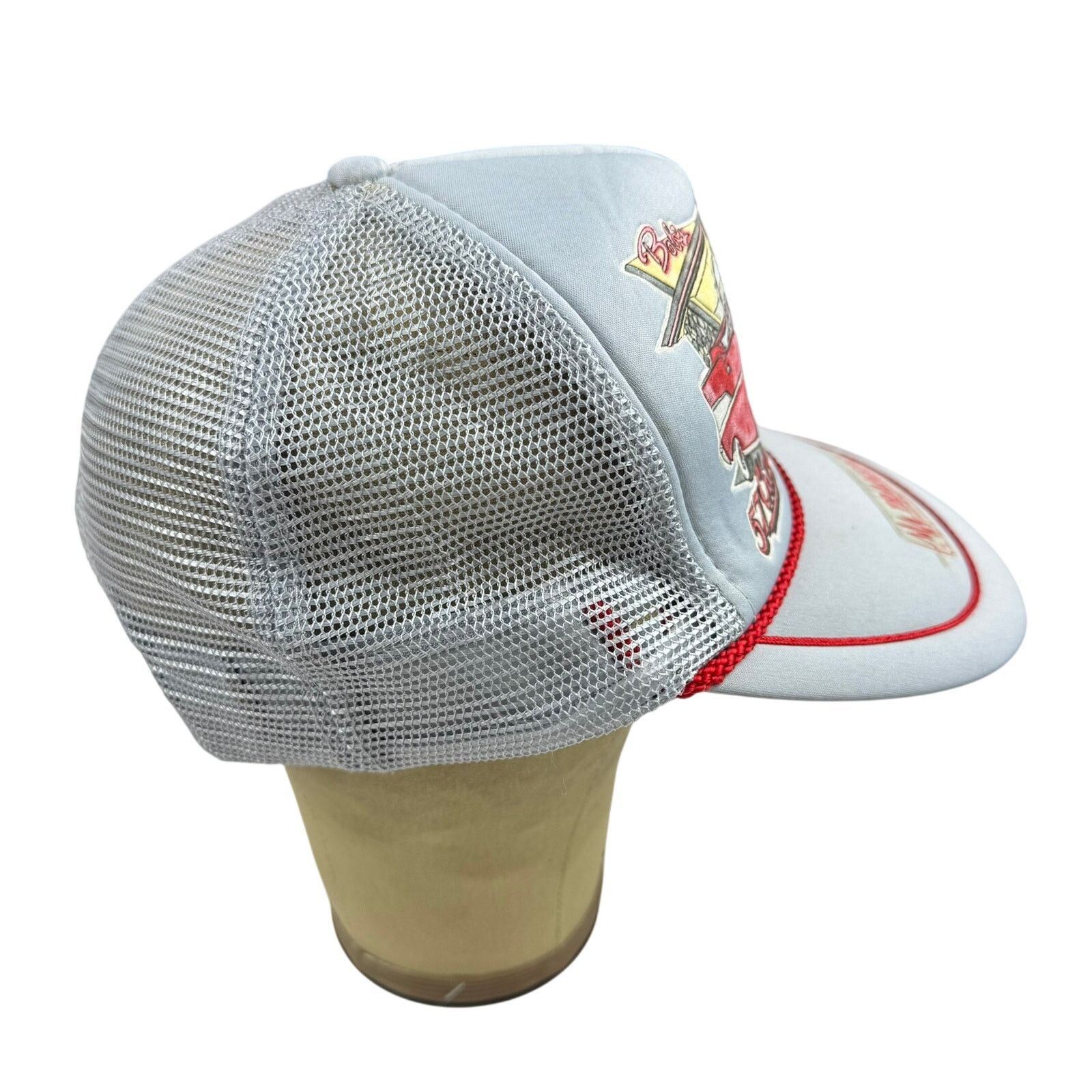 Other Vintage 80s Transpo Electric Trucker Snapback Hat Size ONE SIZE - 4 Thumbnail