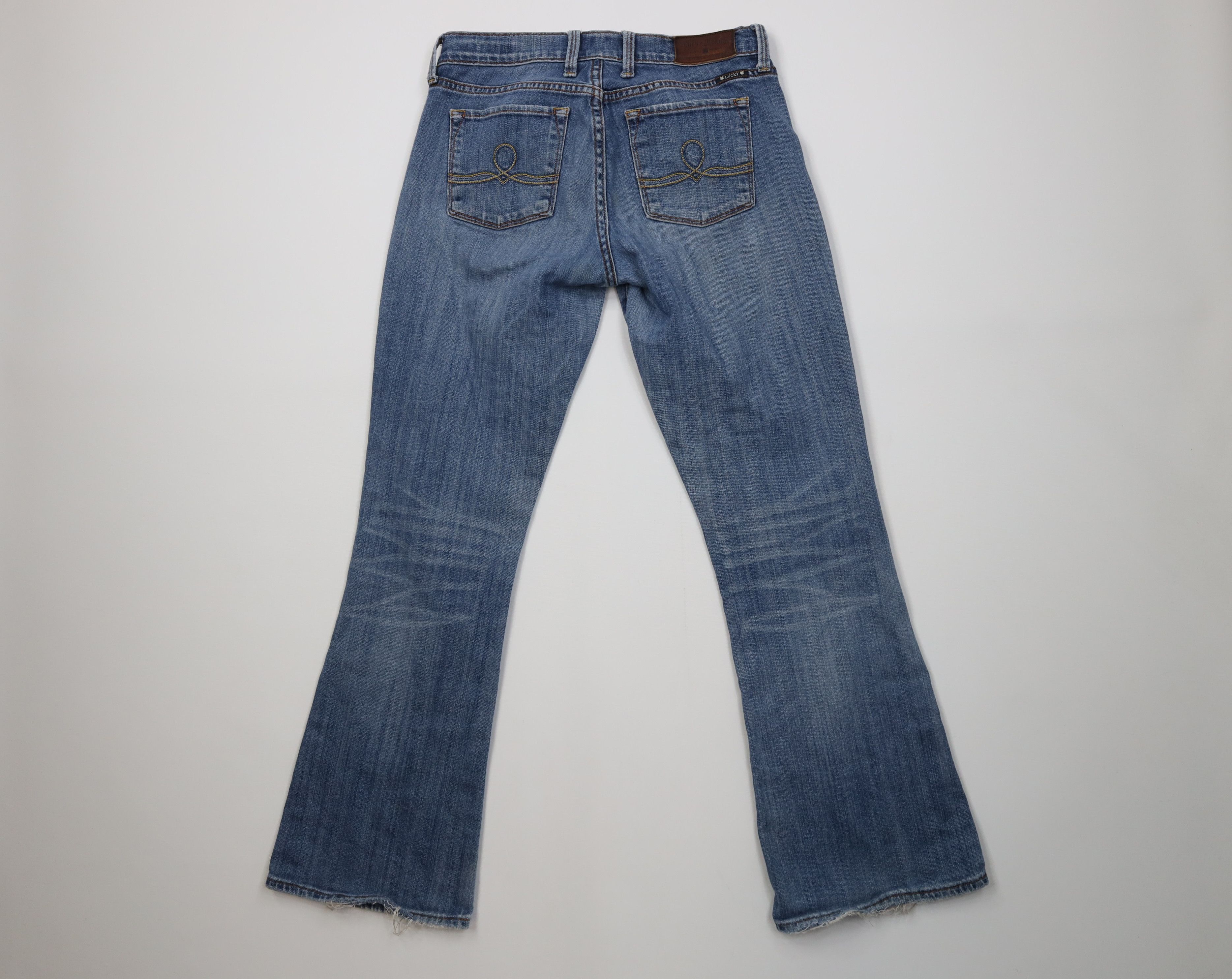 Lucky Brand Vintage Y2K Lucky Brand Babydoll Sofia Bootcut Flared Jeans Size 28" / US 6 / IT 42 - 10 Thumbnail