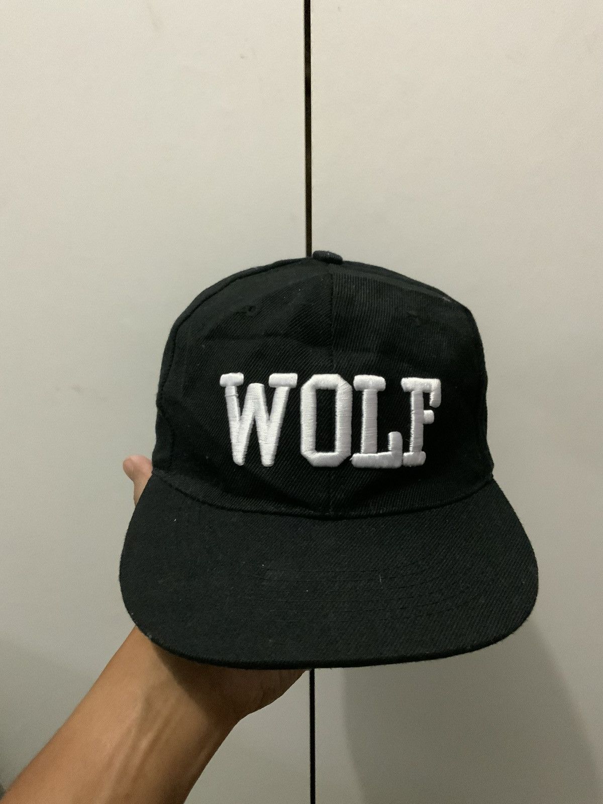 Japanese Brand Wolf Big Black Hat Size ONE SIZE - 5 Thumbnail
