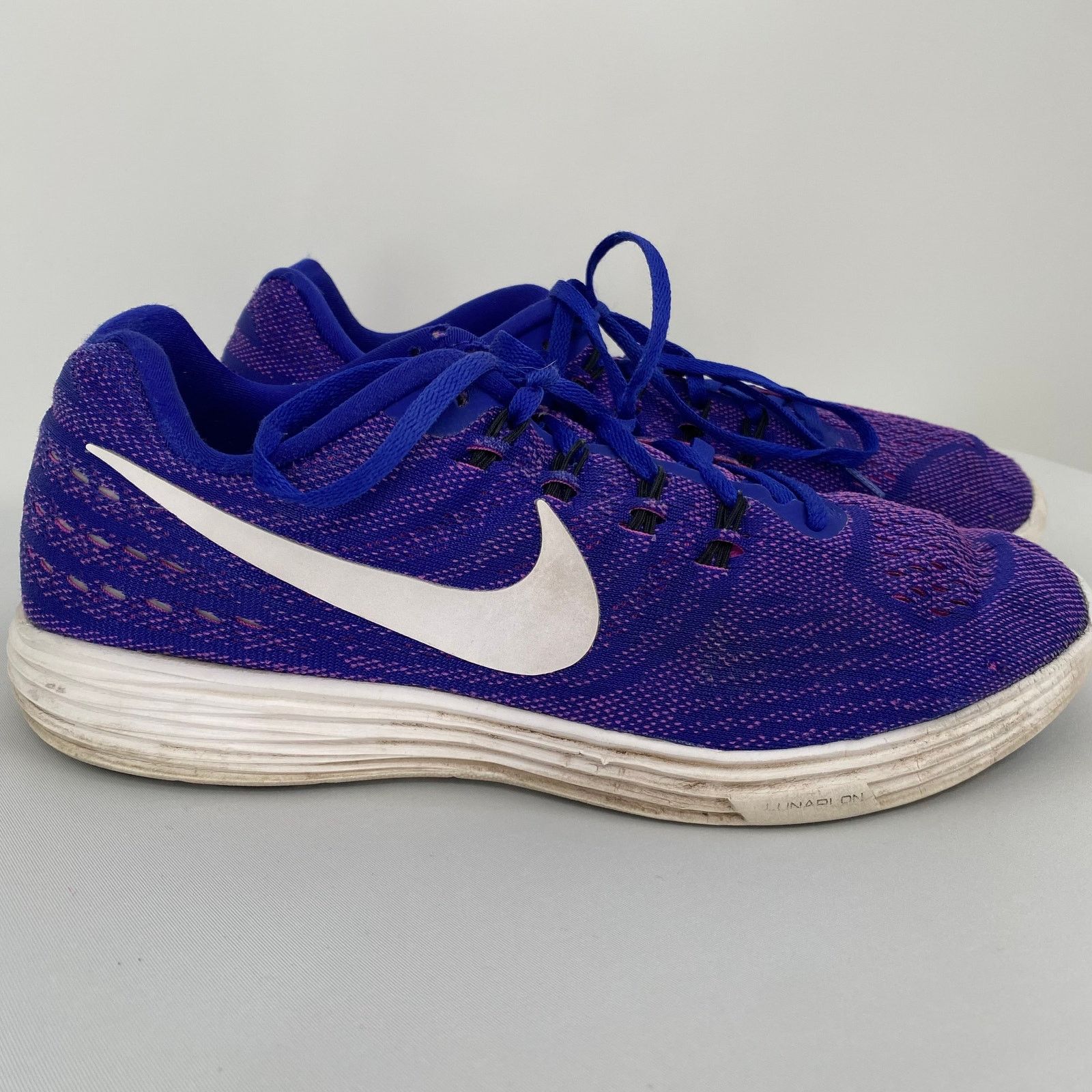 Nike Nike Lunartempo 2 Hyper Violet Purple Knit Athletic Sneakers Size US 9 / EU 42 - 12 Thumbnail