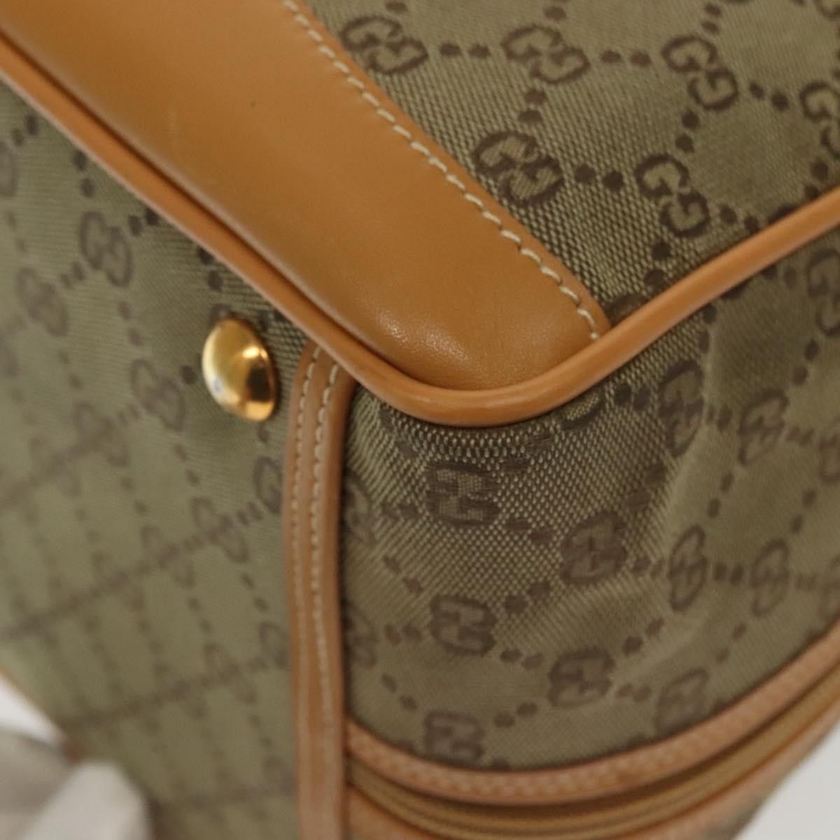 Gucci GUCCI GG Canvas Boston Bag Gold Beige 013 123 013 123 Size ONE SIZE - 13 Thumbnail