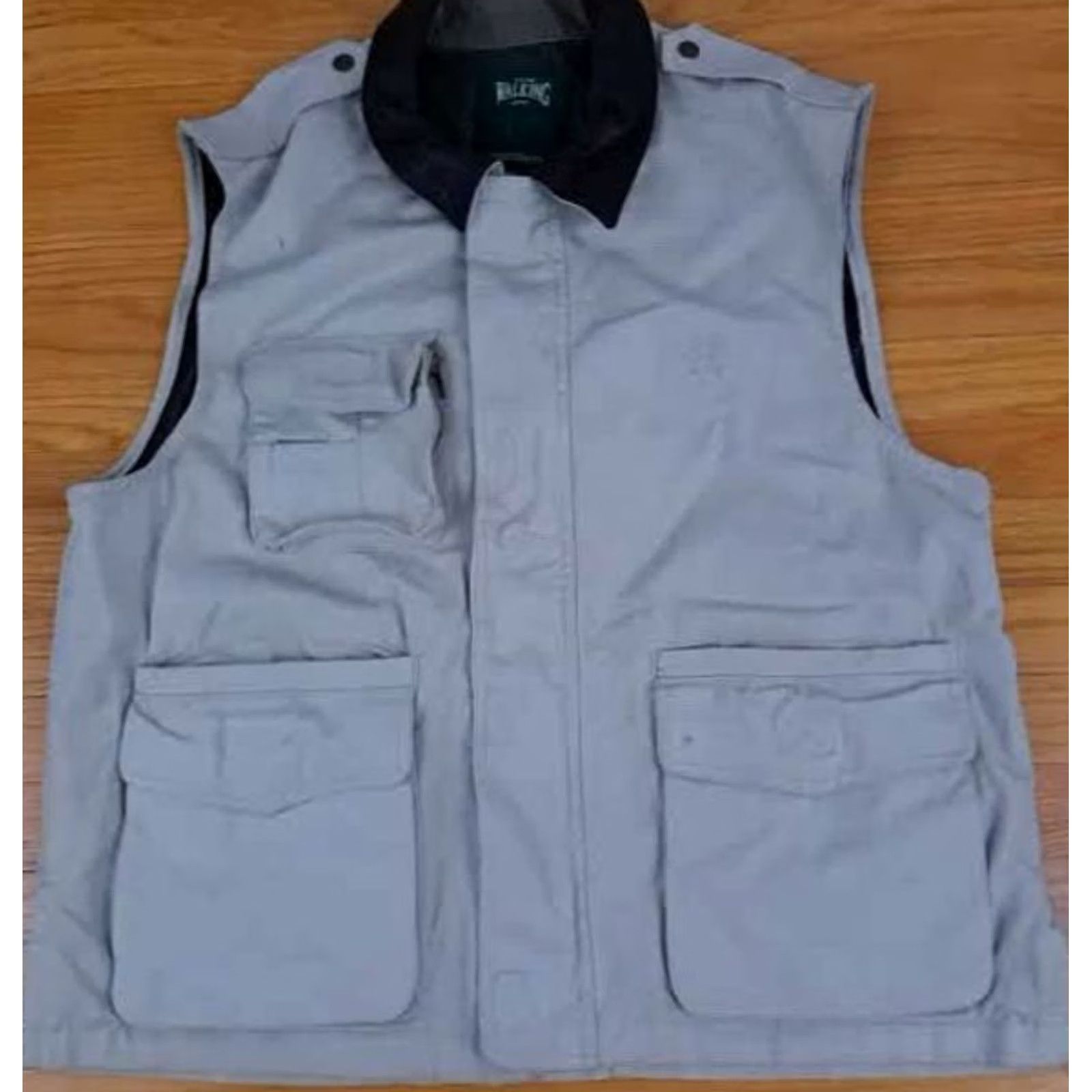 X-LARGE VINTAGE The Walking Co. Vest Full Zip Canvas Outdoor XL Beige Men Size US XL / EU 56 / 4 - 2 Thumbnail