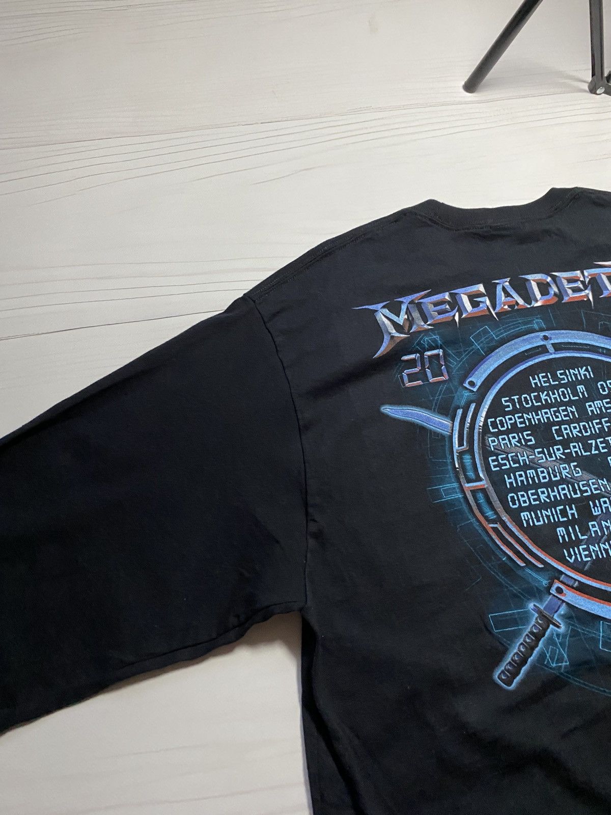Megadeth Megadeth Dystopia Europe Toure 2020 longsleeve t shirt band Size US XL / EU 56 / 4 - 14 Thumbnail