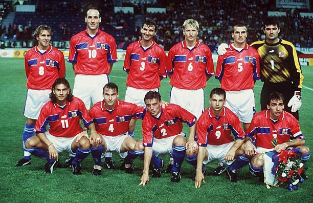 Puma Czech republic home 1999/2000 pavel nedved jersey football Size US XL / EU 56 / 4 - 13 Thumbnail
