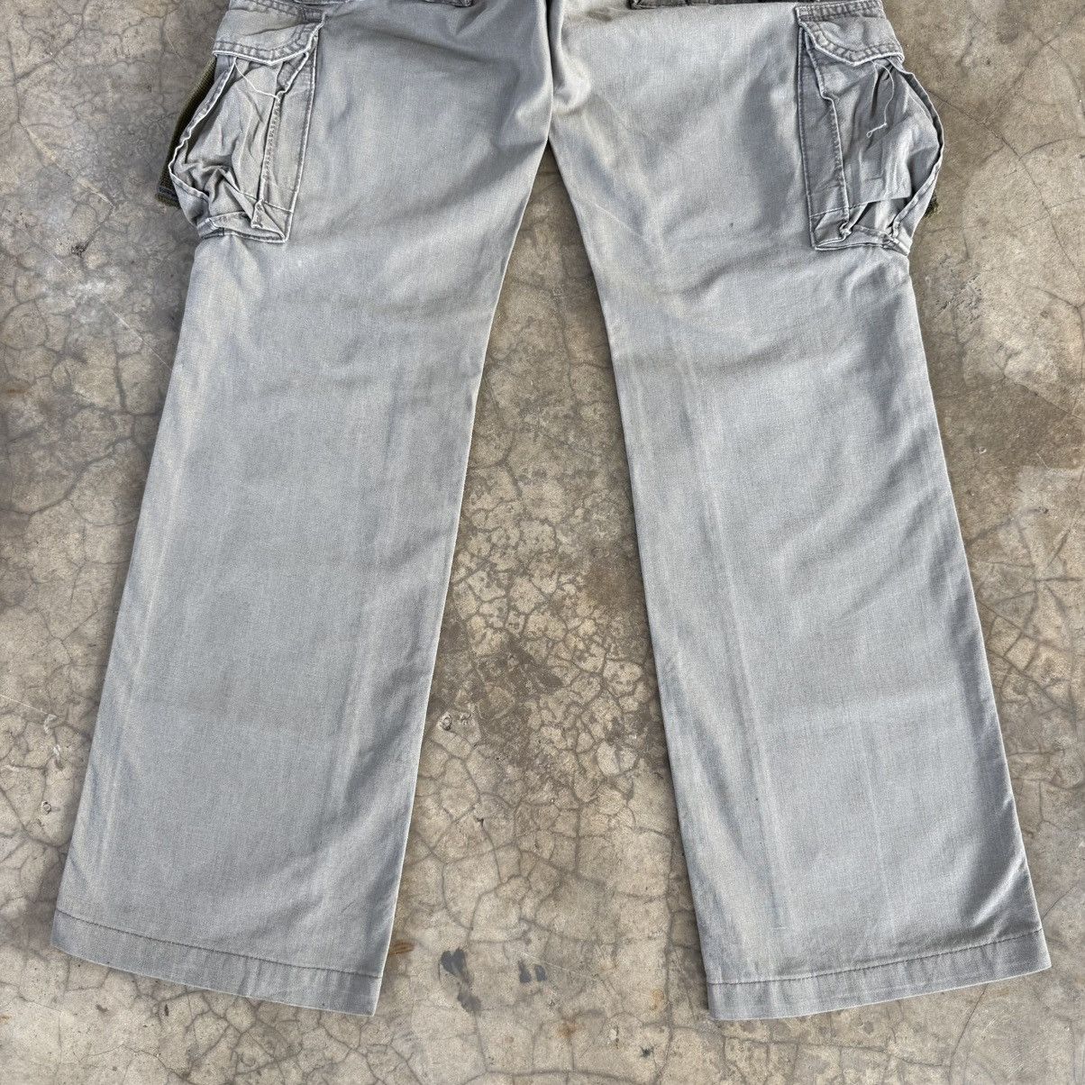 Japanese Brand W29 Vintage Made in Nippon Flare Faded Cargo Pants Size US 29 - 9 Thumbnail