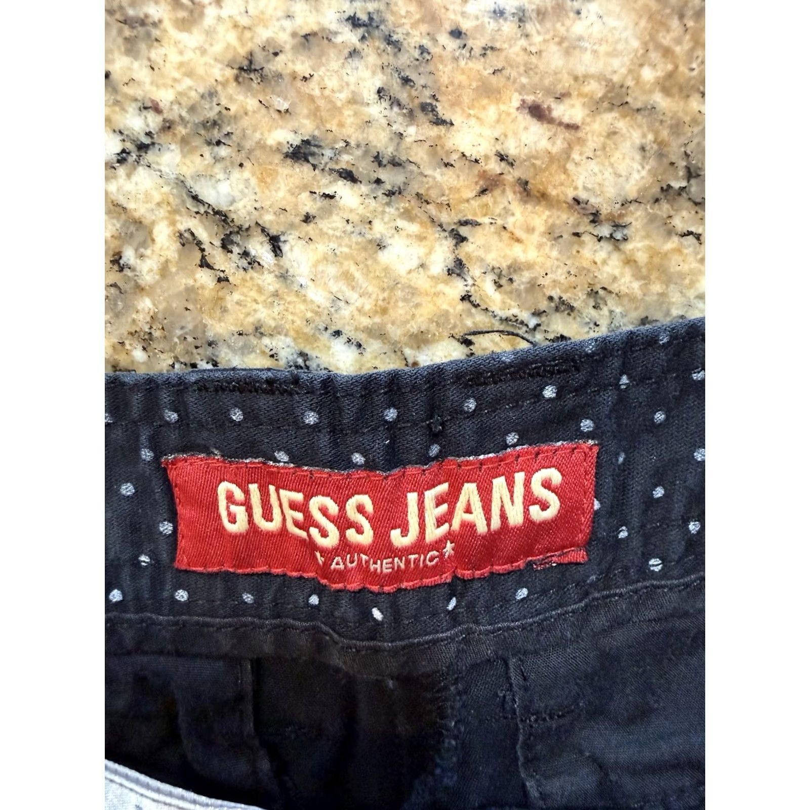 Guess VINTAGE Guess Jeans Women’s Shorts Polka Dot Low Rise 24 Black White Y2K 2000s Womens Size 42" / US 20 - 6 Thumbnail