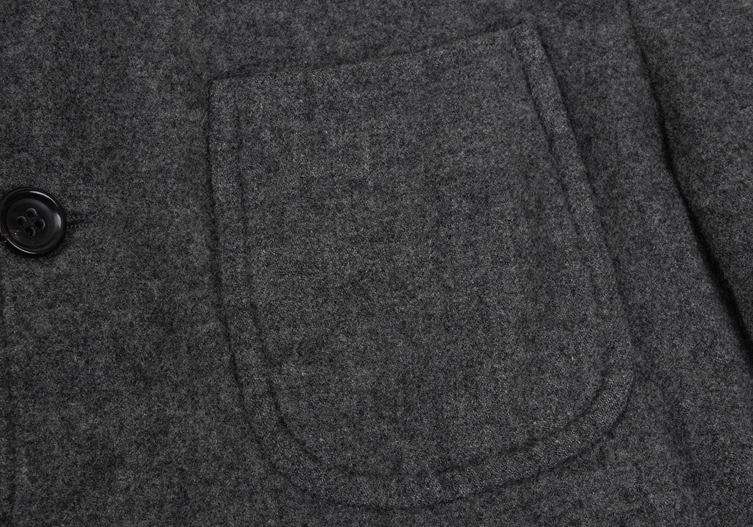 Comme des Garcons Homme Plus Wool-Blend Patch Pocket Jacket in Gray Size S Size US S / EU 44-46 / 1 - 6 Thumbnail