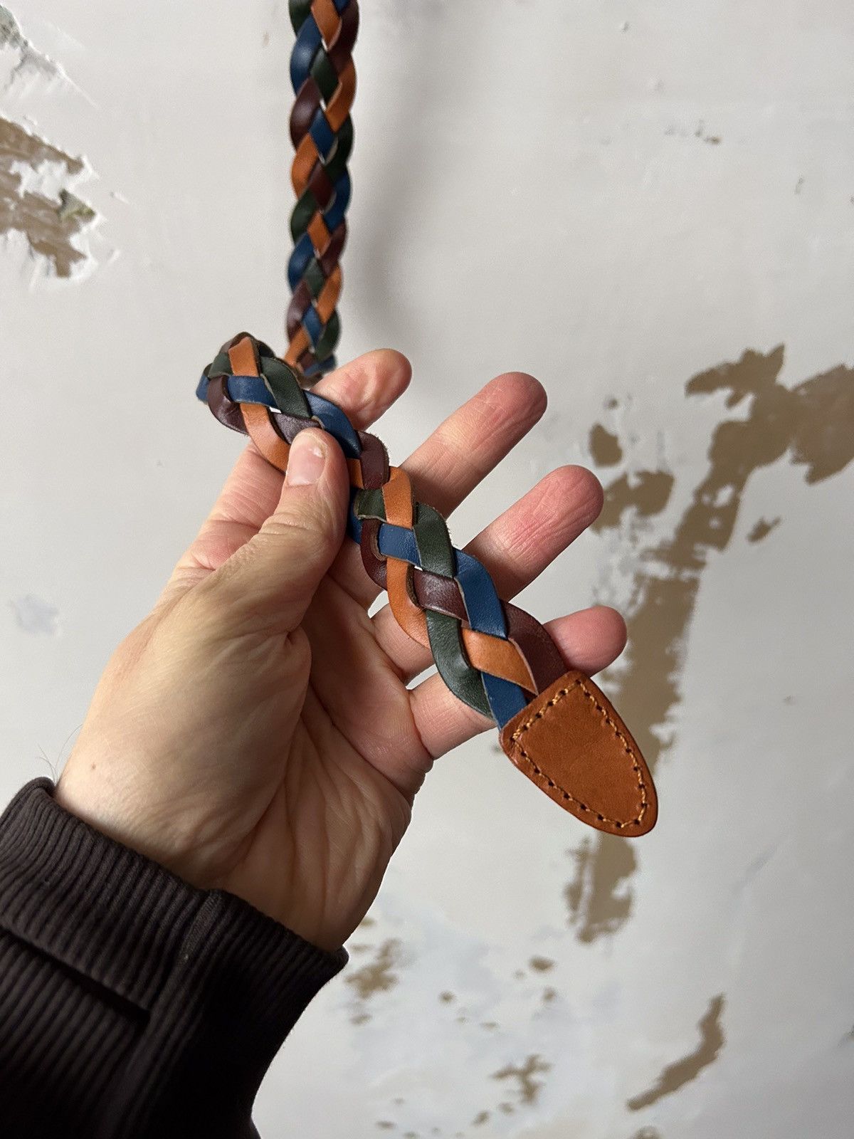 Leather × Vintage BRAIDED LEATHER BELT Size ONE SIZE - 5 Thumbnail