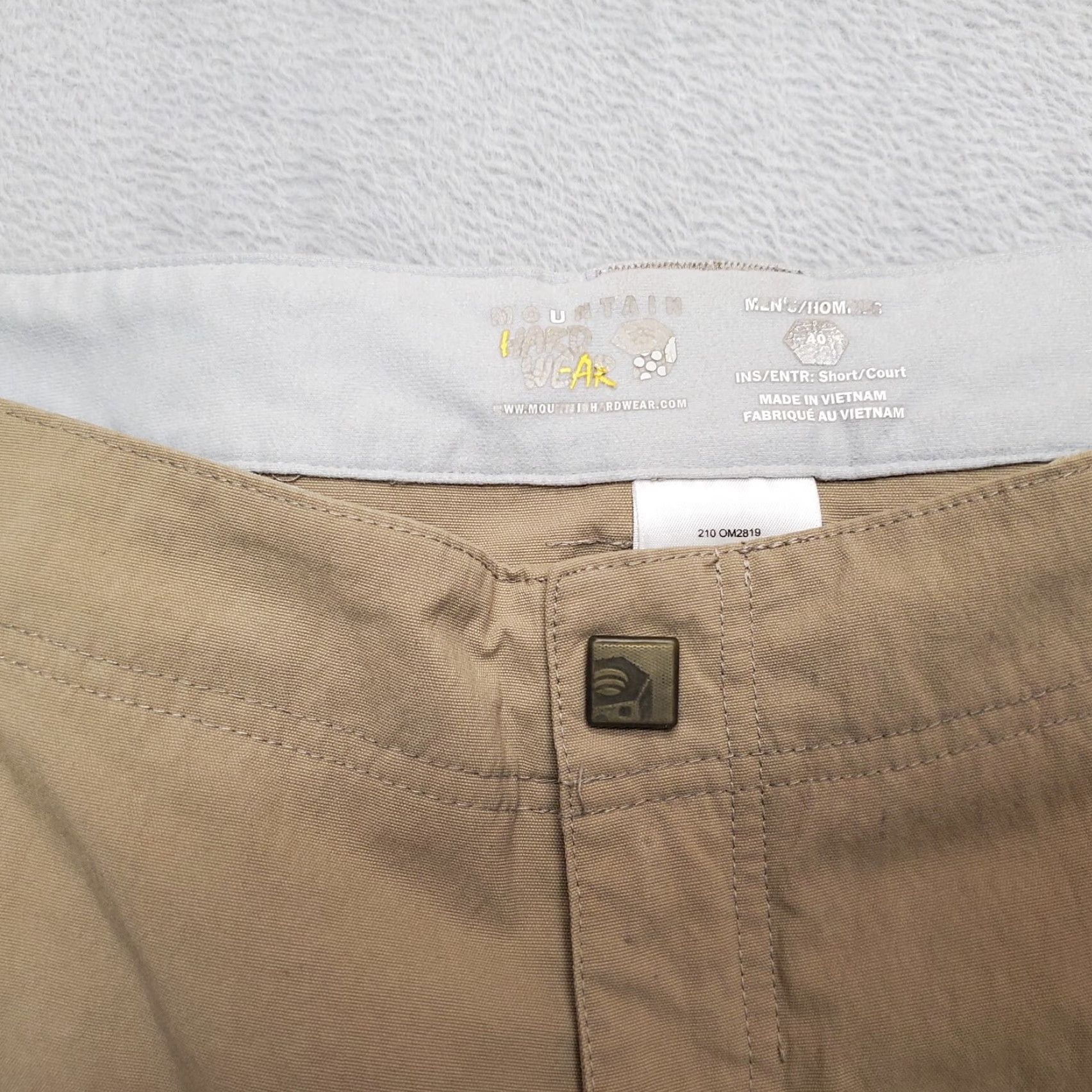 Mountain Hardwear VINTAGE Mountain Hardware Pants Mens 40x30 Tan Canvas Flat Front Performance Stretch Size US 40 / EU 56 - 6 Thumbnail