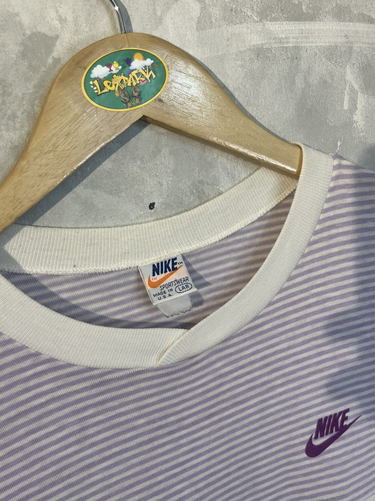 Nike 70s Nike Sportswear Purple Striped Made in usa Size S / US 4 / IT 40 - 2 Thumbnail