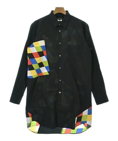 Comme des Garcons Homme Plus Shirt Long Sleeve Button Up Long Length Cotton Multicolor Size US M / EU 48-50 / 2 - 1 Thumbnail