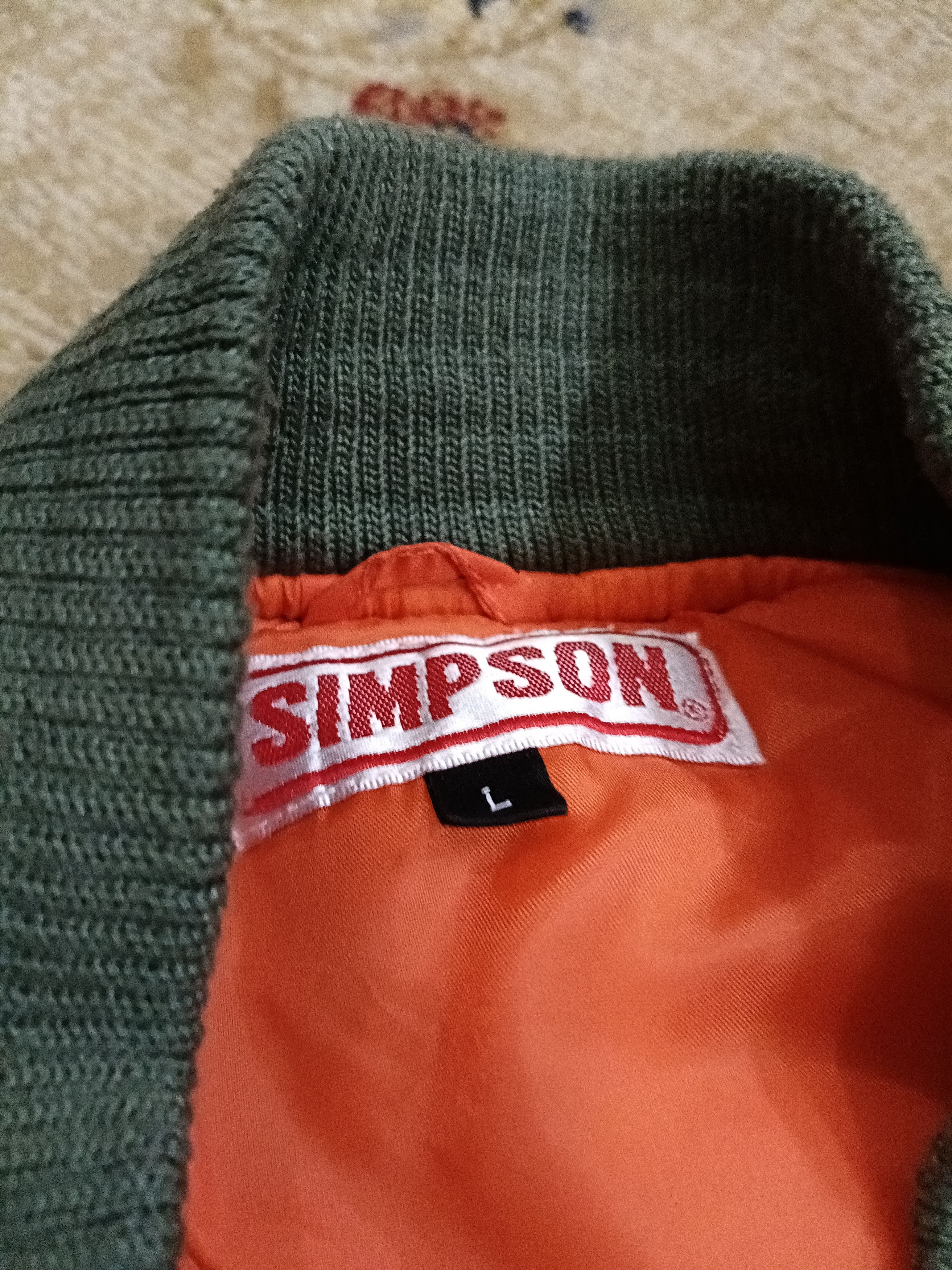 The Simpsons Simpson North Carolina Bomber Jacket Size US L / EU 52-54 / 3 - 6 Thumbnail