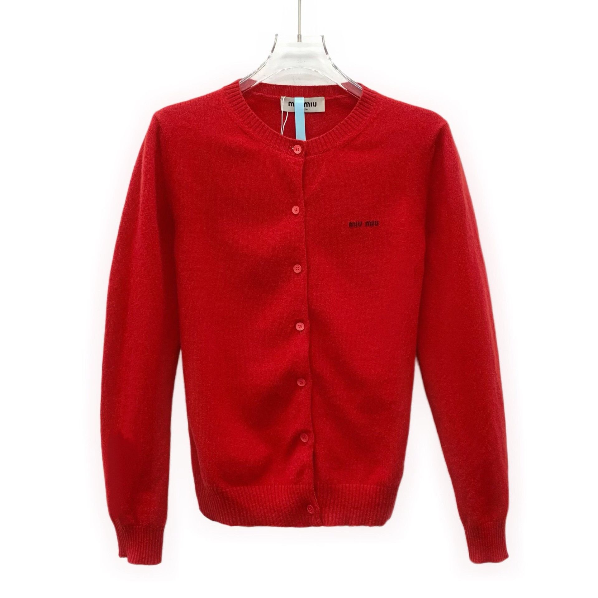 Miu Miu Miu Miu Retro Red Sweater M Women Size M / US 6-8 / IT 42-44 - 1 Thumbnail