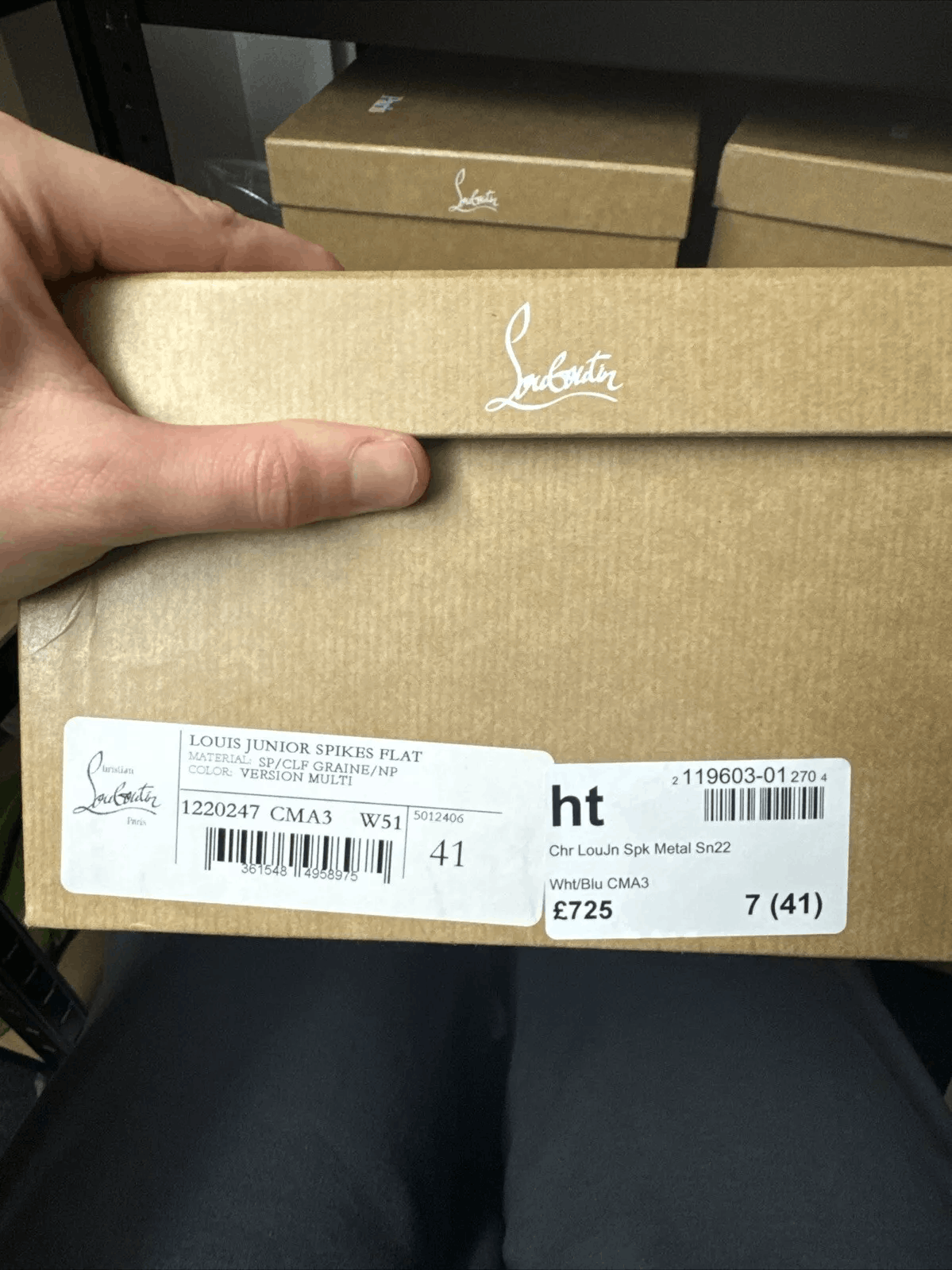 Christian Louboutin Christian Louboutin Louis Junior Spikes EU 41 RRP £725 Size US 10 / EU 43 - 7 Thumbnail