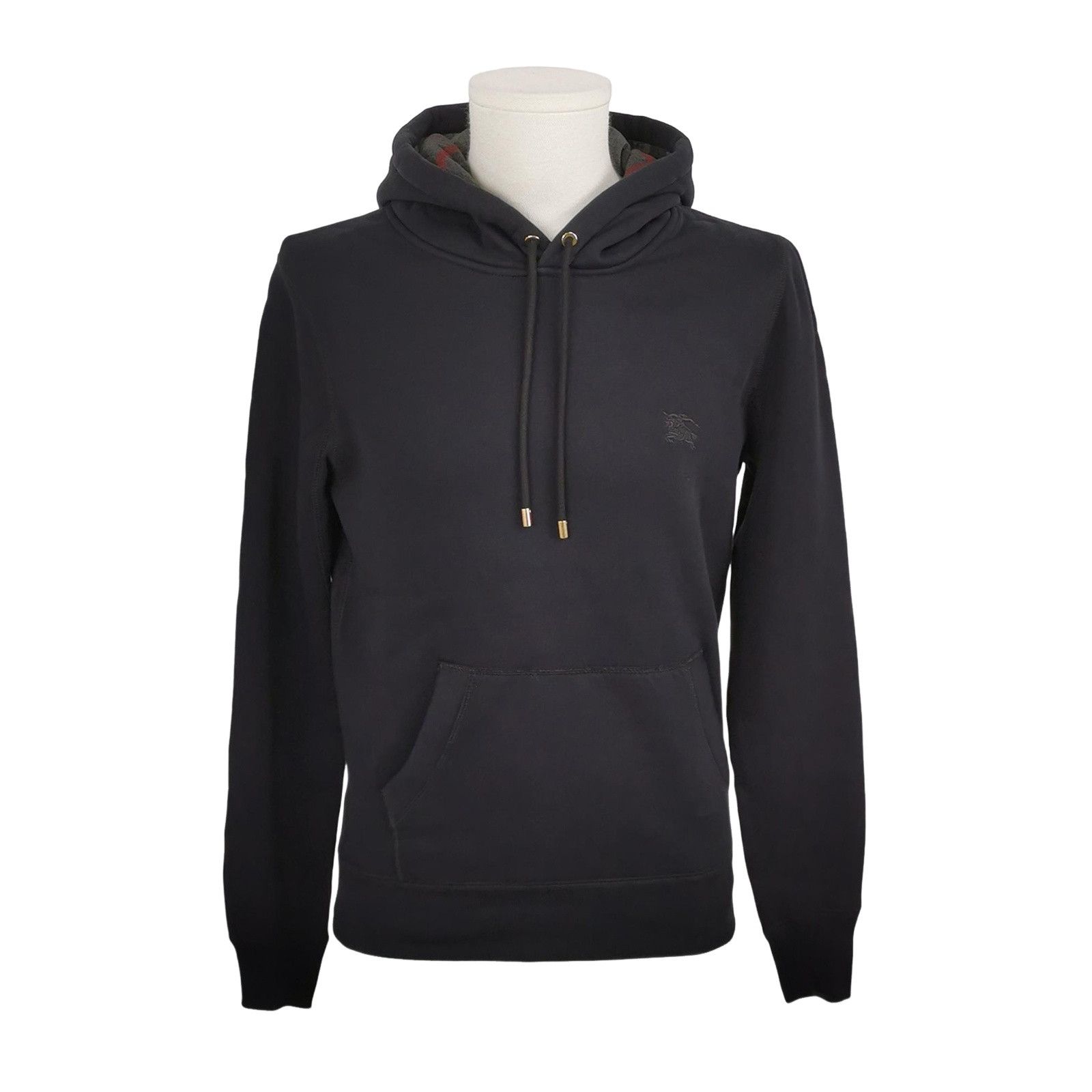 Burberry Burberry Tonal EKD Embroidered Hoodie Black XS Size US XS / EU 42 / 0 - 1 Thumbnail