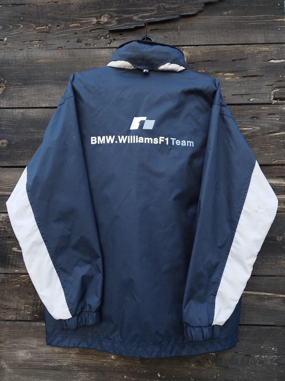 BMW VINTAGE BMW Williams F1 Team Paddock Nylon Jacket Retro 00s Size US L / EU 52-54 / 3 - 9 Thumbnail