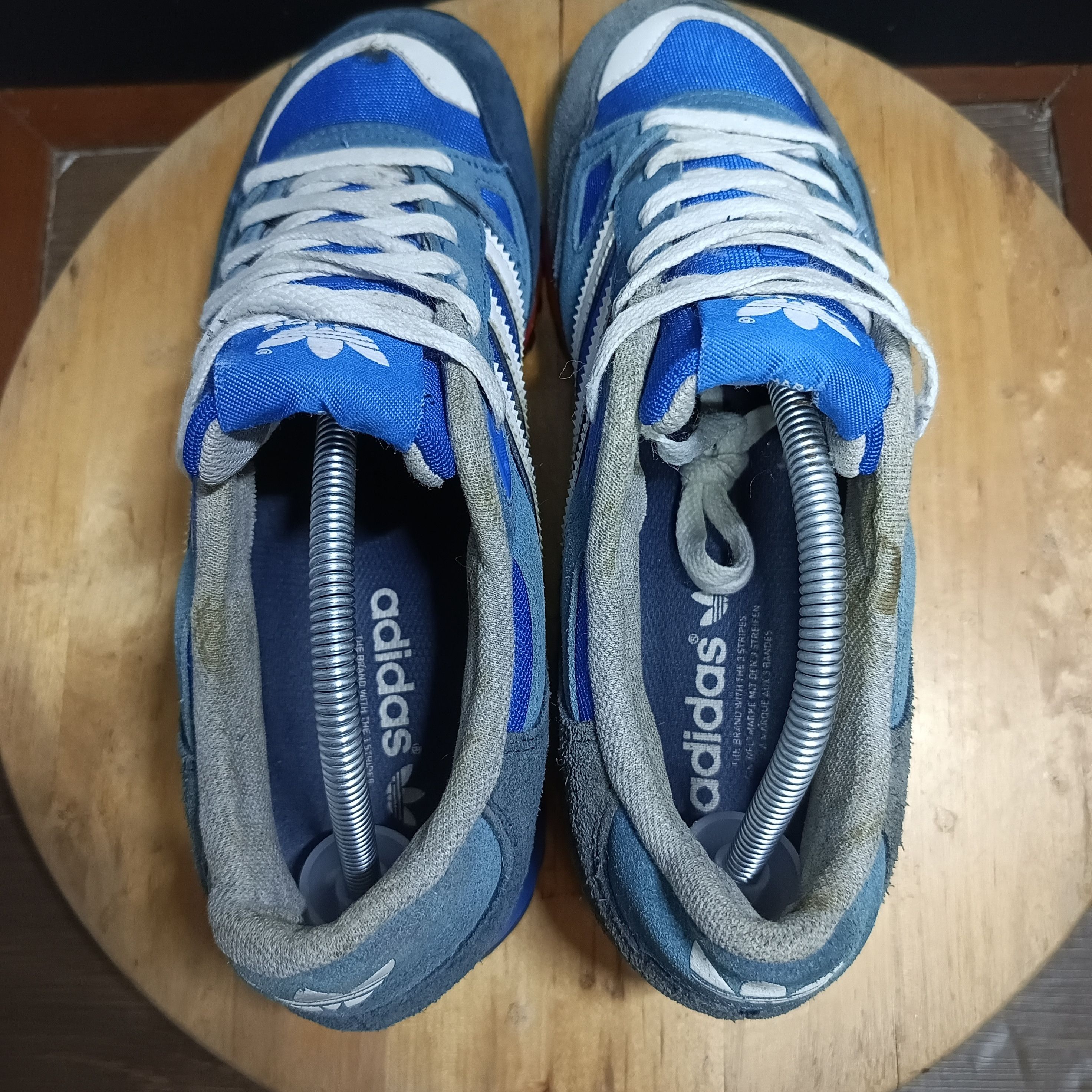 Adidas Adidas ZX 750 Size US 9.5 Blue White Pre-Owned Authentic Size US 9.5 / EU 42-43 - 4 Thumbnail