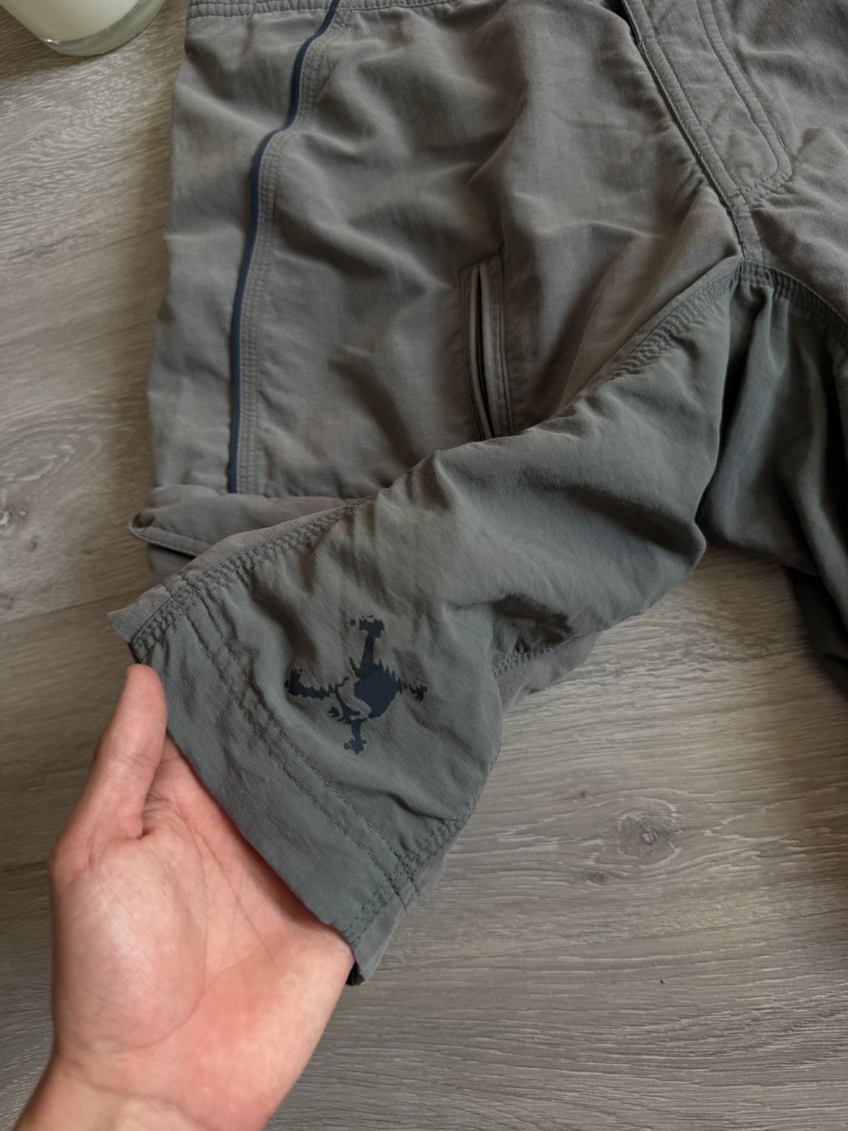 Designer × Vintage Vintage Oakley Shorts Mens Sky Blue/Gray Software Cargo Size US 32 / EU 48 - 4 Thumbnail
