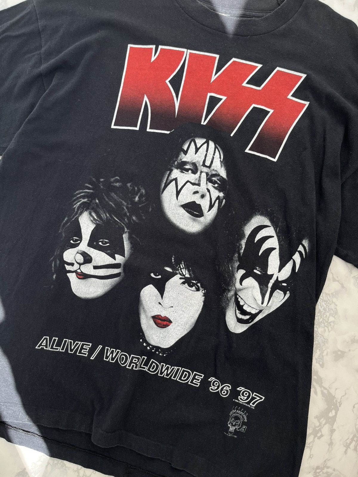Band Tees × KISS × Vintage Deadstock Kiss Alive Worldwide 96 97 Size US L / EU 52-54 / 3 - 3 Thumbnail