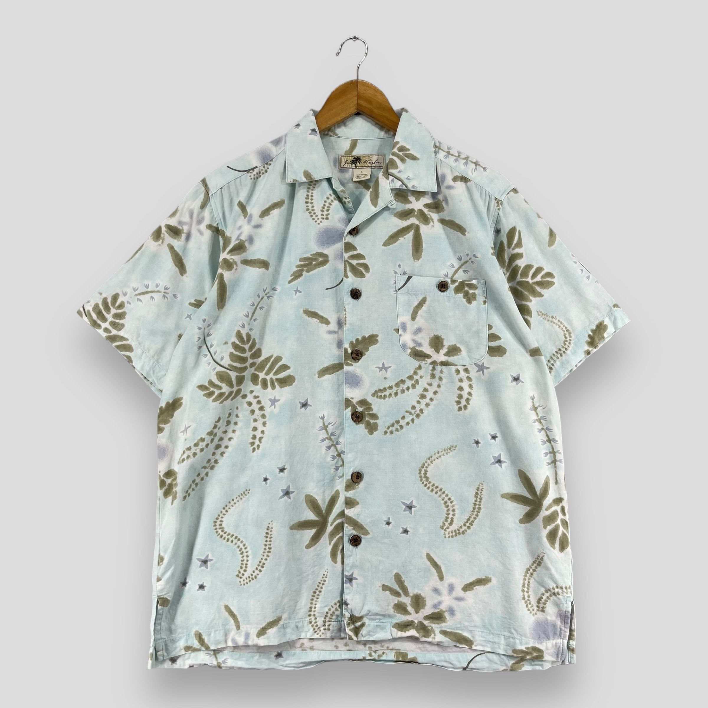 Japanese Brand × Vintage JOE MARLIN Hawaii Psychobilly Art Motive Rayon Shirt Size US L / EU 52-54 / 3 - 1 Thumbnail