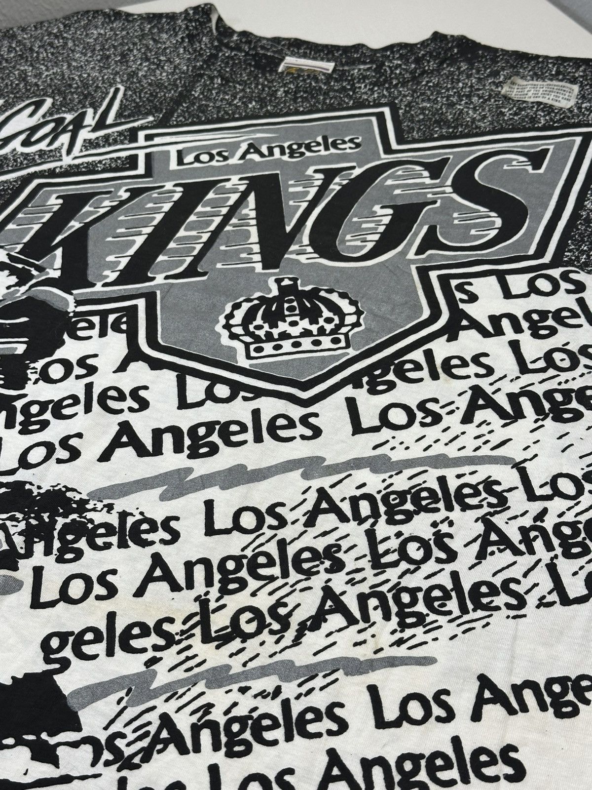 NHL Deadstock Vintage 90s LA Kings AOP Magic Johnson T’s AMW XXL Size US XXL / EU 58 / 5 - 8 Thumbnail