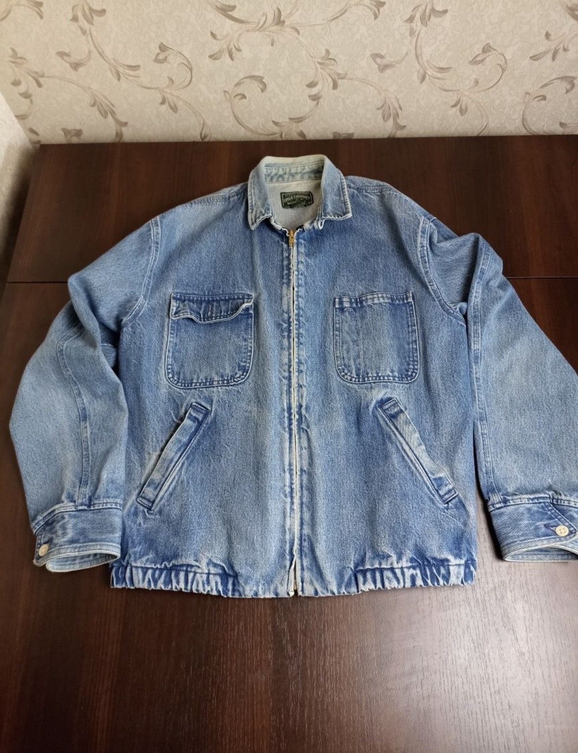 Polo Ralph Lauren POLO COUNTRY RALPH LAUREN distressed Zip-up Denim Jacket USA Size US M / EU 48-50 / 2 - 1 Thumbnail