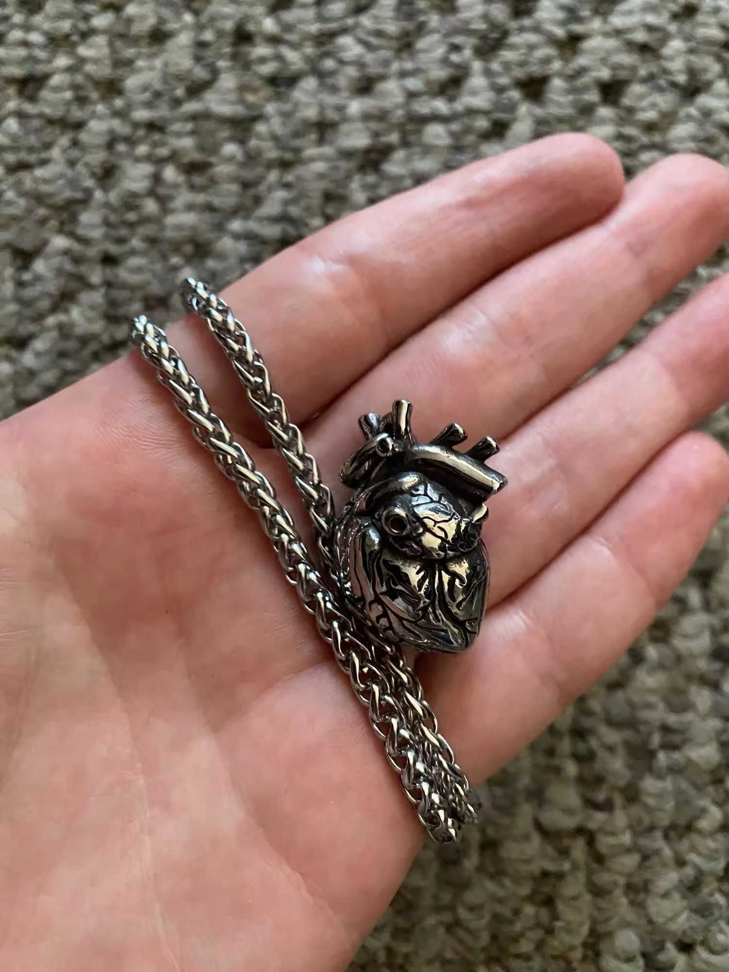Jewelry Steel Heart Necklace Size ONE SIZE - 5 Thumbnail