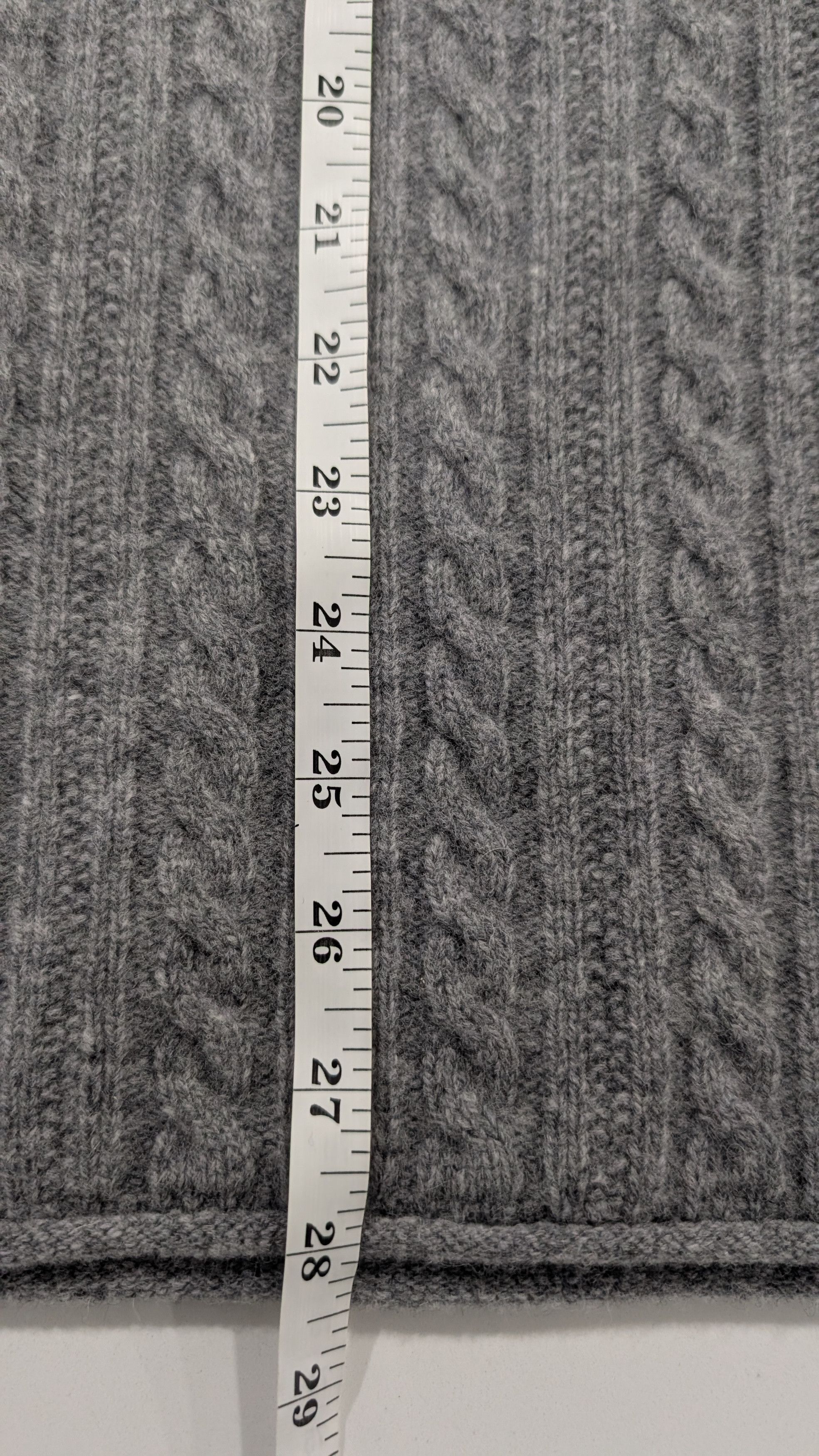 DRYKORN Drykorn Nalon Mens Grey 100% Virgin Wool Cable Knit Size US L / EU 52-54 / 3 - 10 Thumbnail
